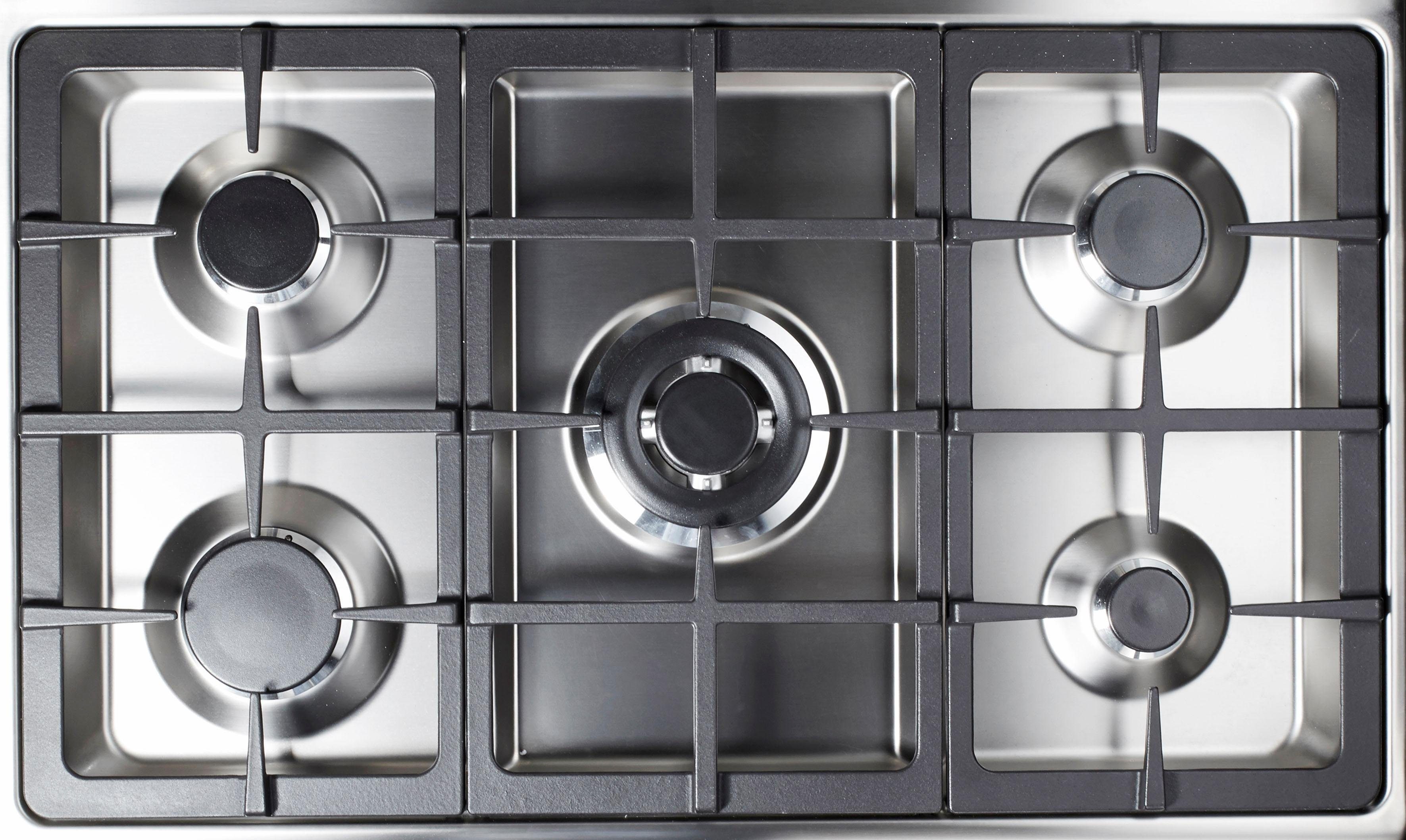 Smeg Gas-Standherd SCD90MFX9-1, mit Backauszug