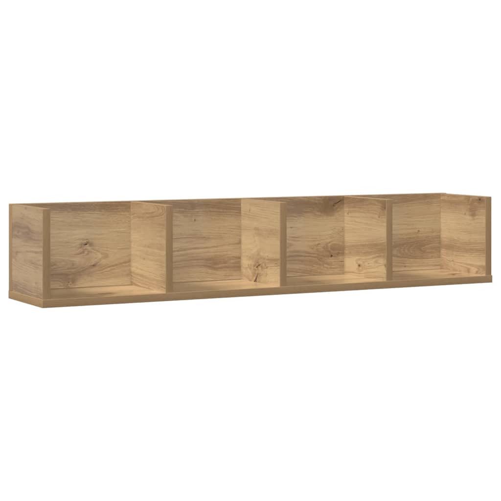 vidaXL Regal CD-Wandregal Artisan-Eiche 100x18x18 cm günstig online kaufen