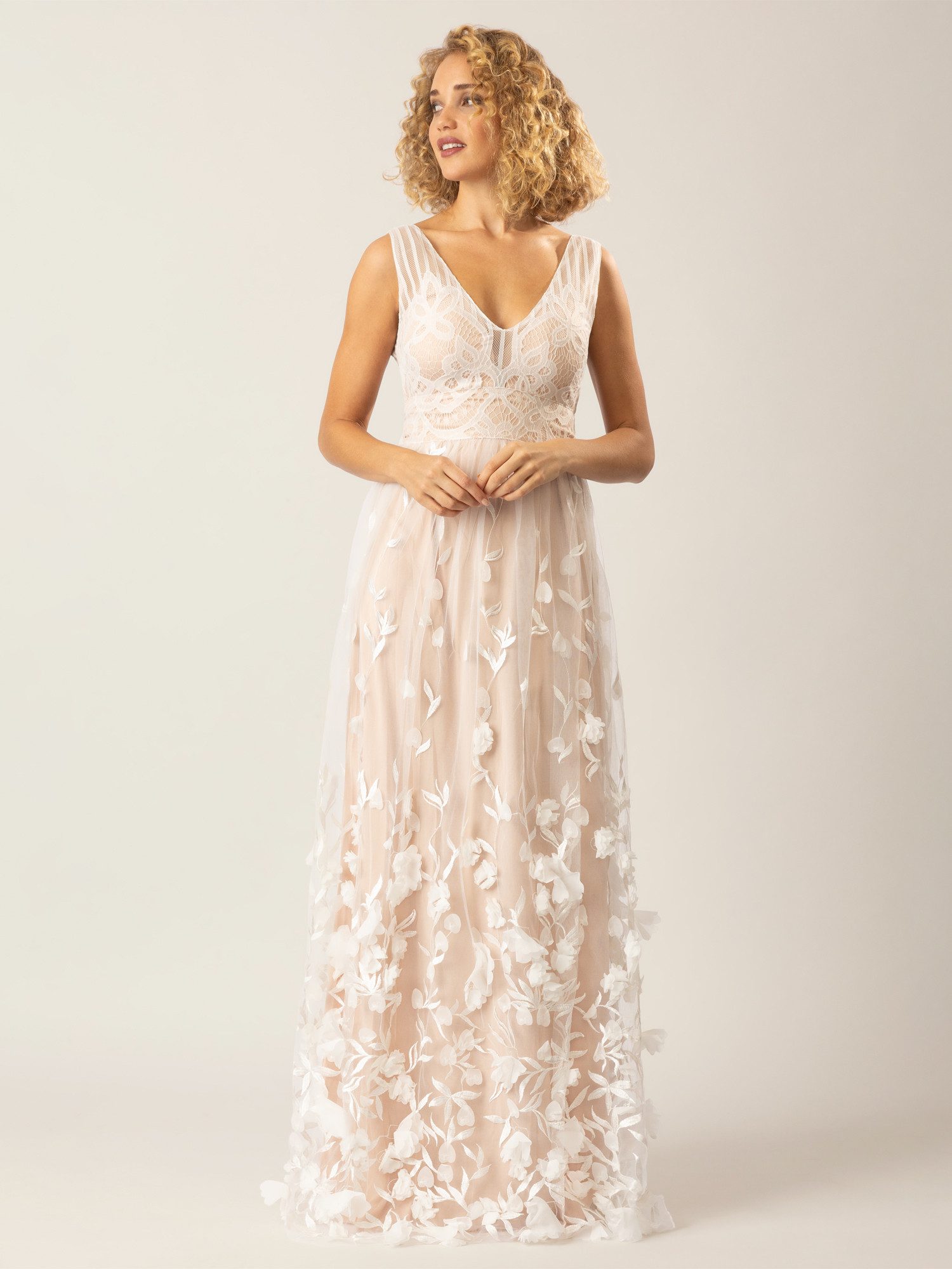 Apart Abendkleid mit Reißverschluss für einen günstig online kaufen