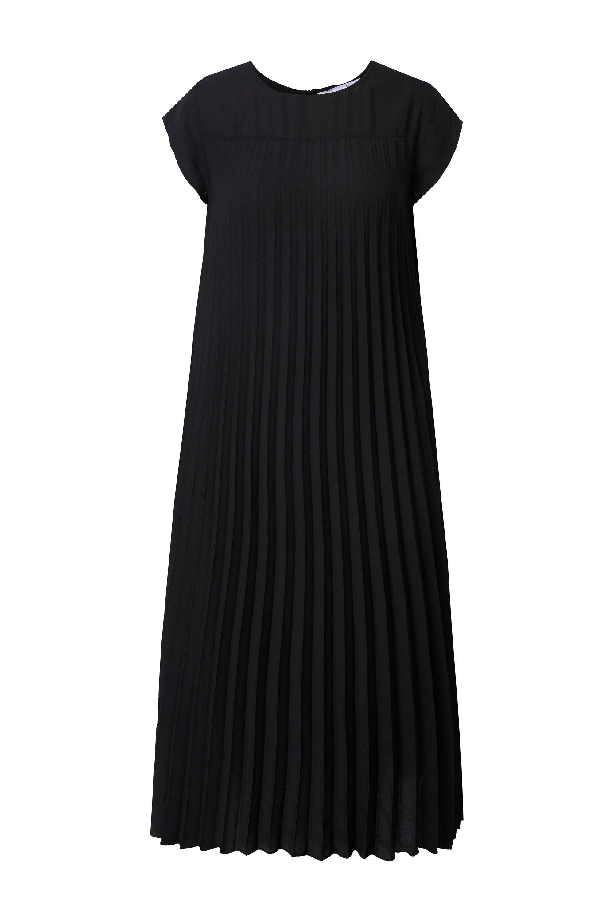 MIAMODA Jerseykleid Plissee-Kleid Plissee-Mix ärmellos günstig online kaufen