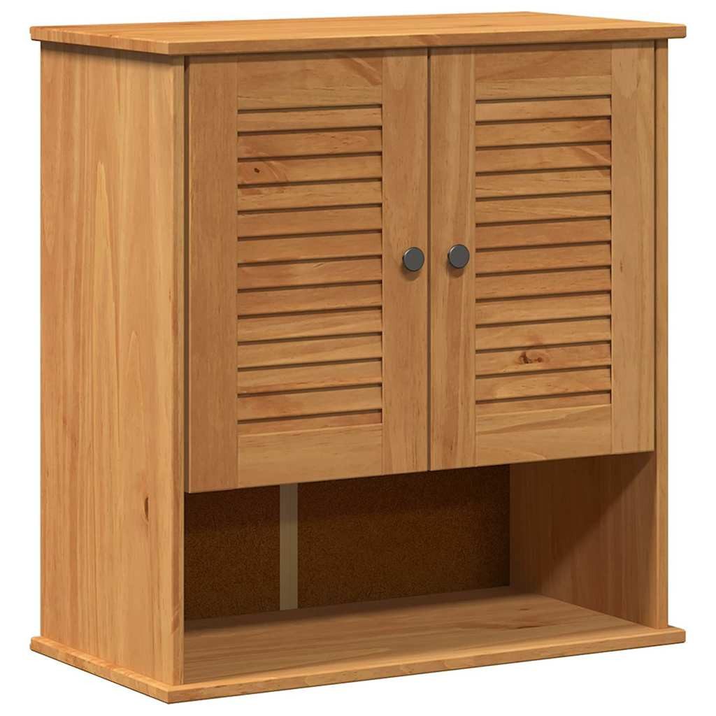 vidaXL Badezimmerspiegelschrank Badezimmerschrank VIGO Braun und Honigbraun 67,5 x 34 x 71,5 cm (1-St)