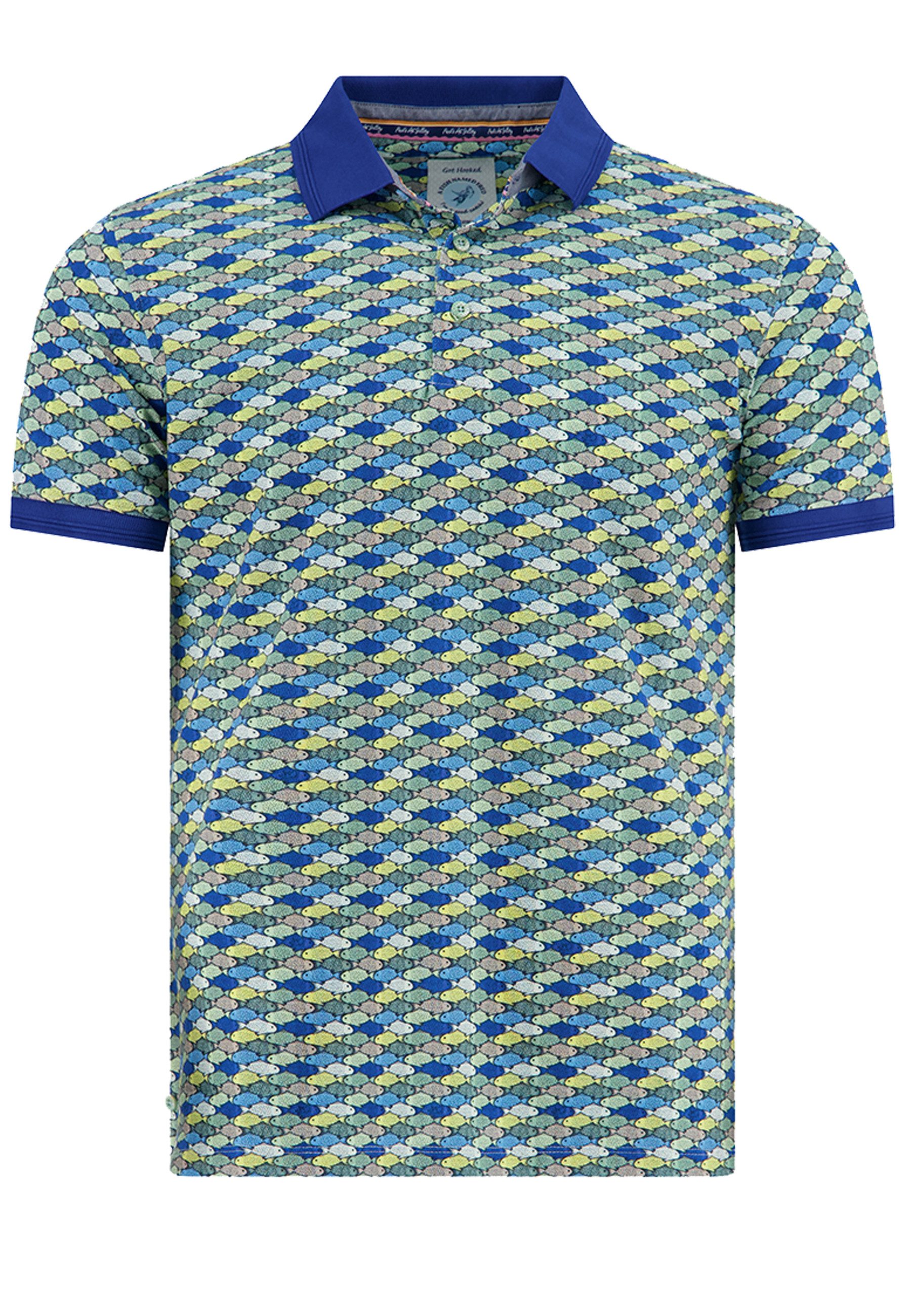 A Fish named Fred Poloshirt A Frish named Fred Poloshirt graphic fish (1-tlg)