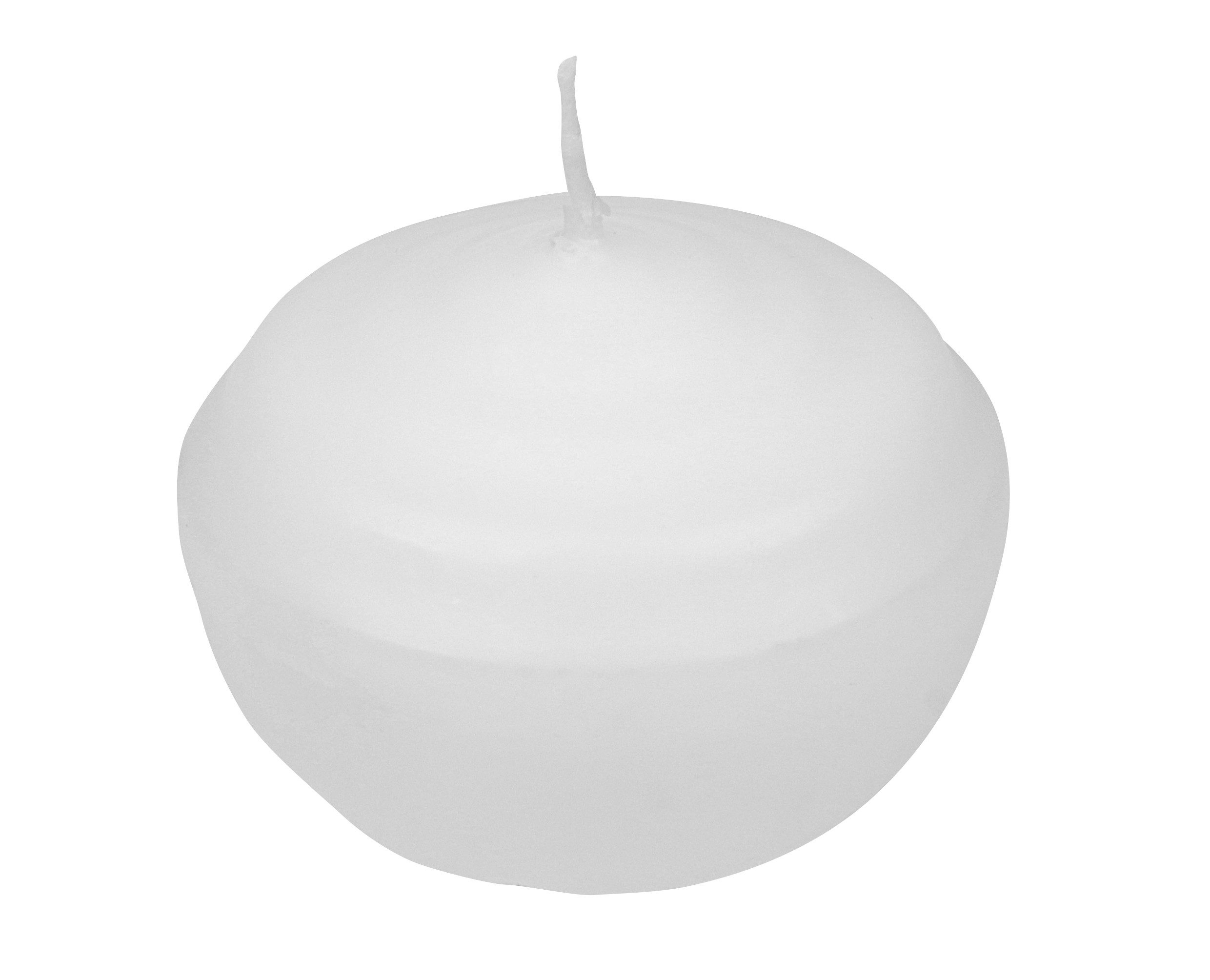 Steinhart Kerzen Schwimmkerze Schwimmkerze "Kreisel", 3er-Set Weiß 37/49 mm