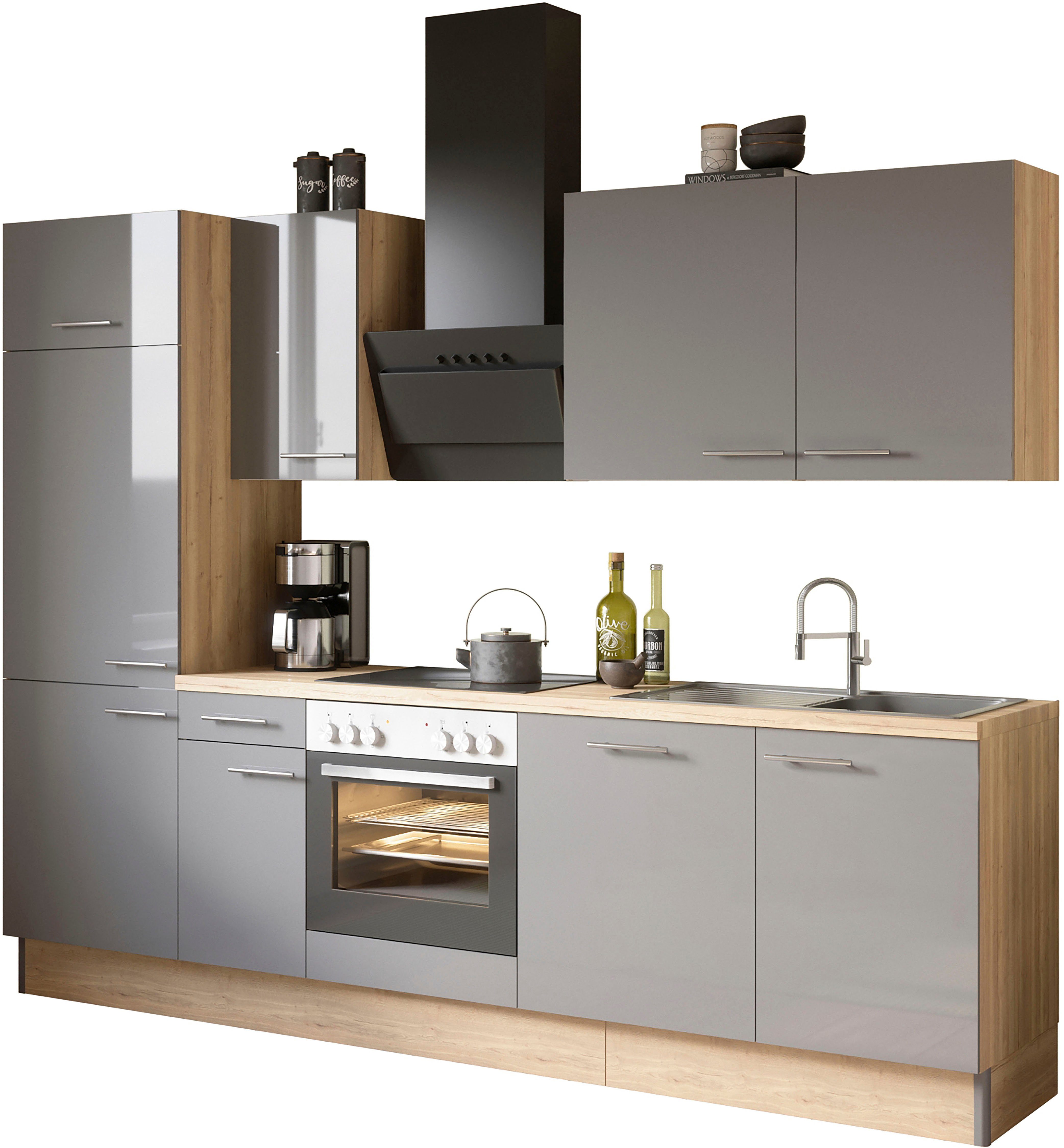 OPTIFIT Küche Klara, Breite 270 cm, wahlweise mit E-Geräten