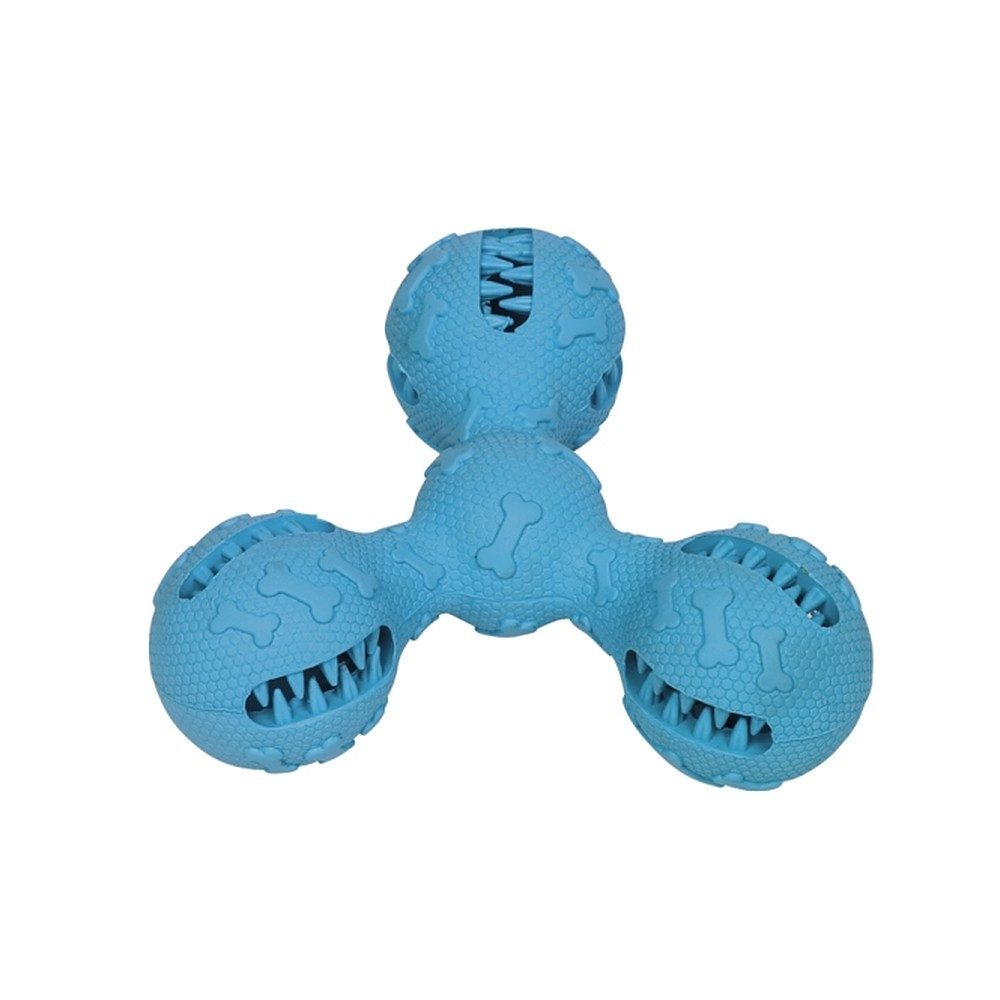 Nobby Kauspielzeug Hundespielzeug Snackball Zahnpflegespielzeug, (Spar-Set 1-tlg), schwimmfähig, Snacköffnung, Zahnpflege, robust