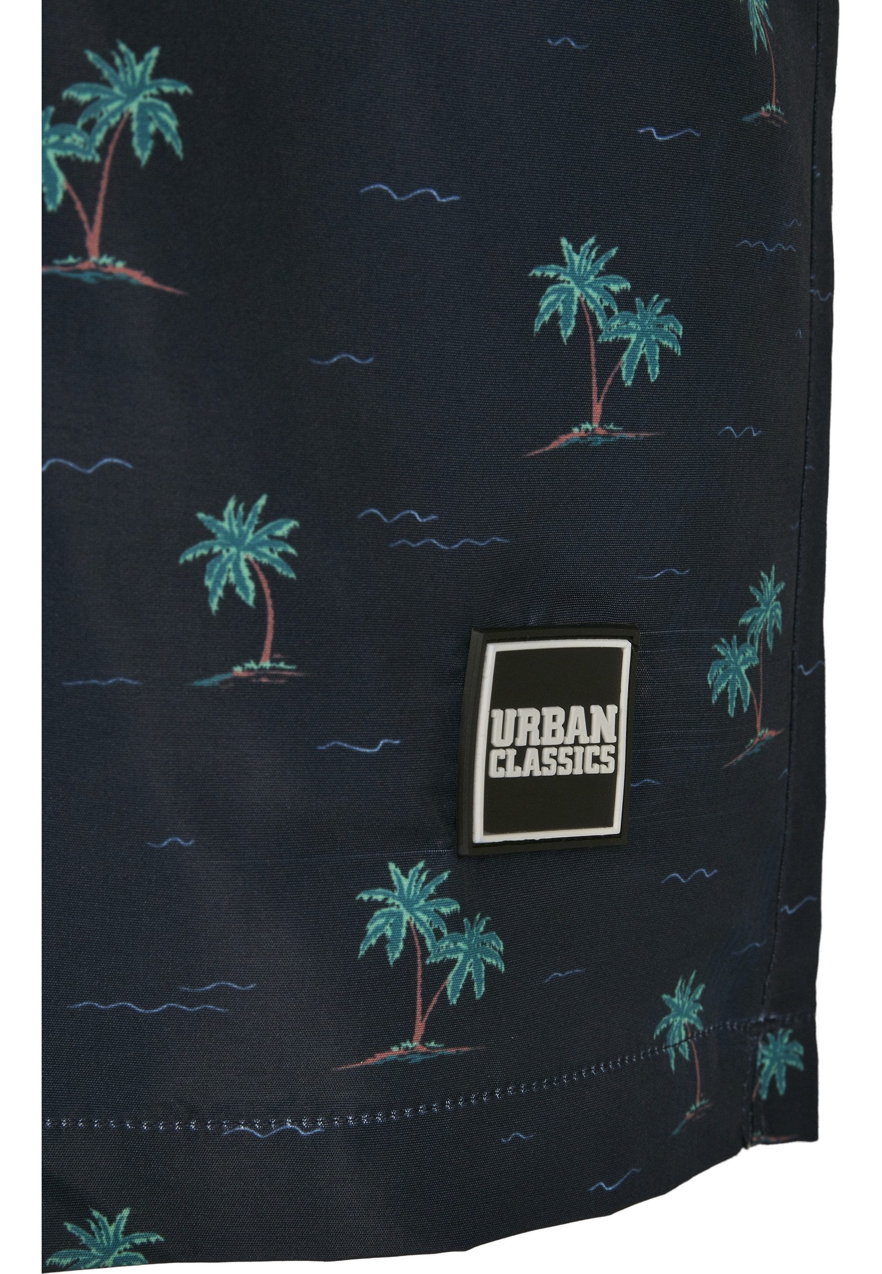 URBAN CLASSICS Badeshorts Urban Classics Herren Pattern Swim Shorts – Bild 3 von 5