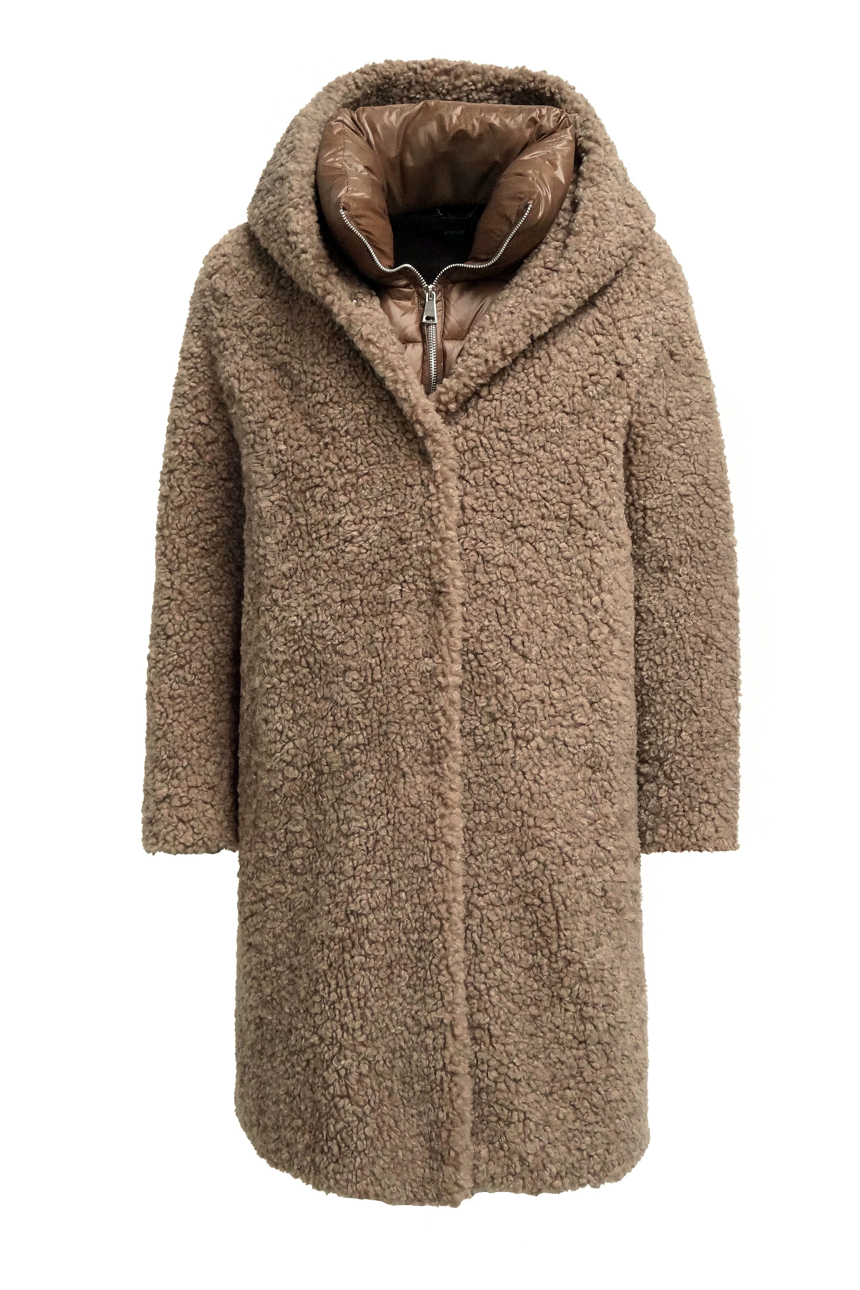 FUNK since 1776 Fellimitatmantel Wintermantel aus Lammimitat mit Kapuze & a günstig online kaufen