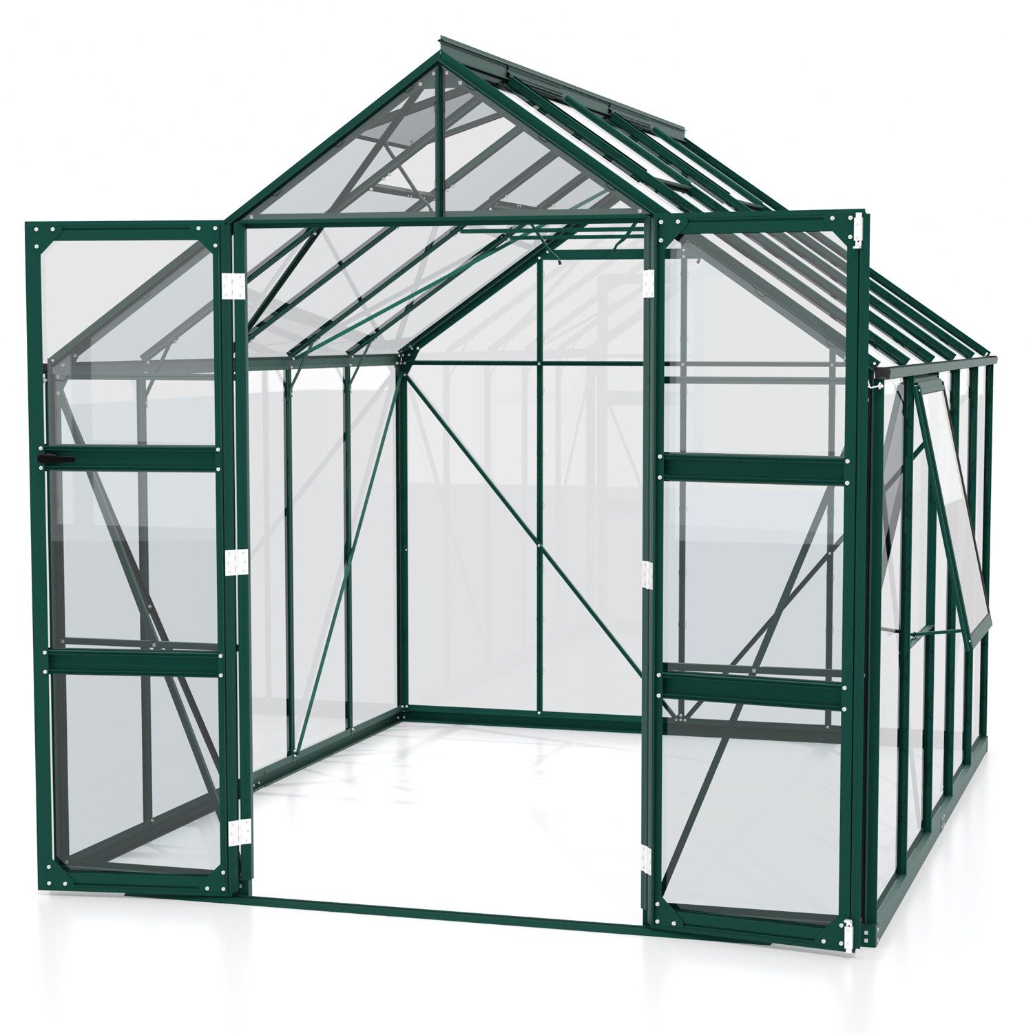 Vitavia Gewächshaus Olymp 8300, 3,00 mm Wandstärke grün | Rabatt: 29%
