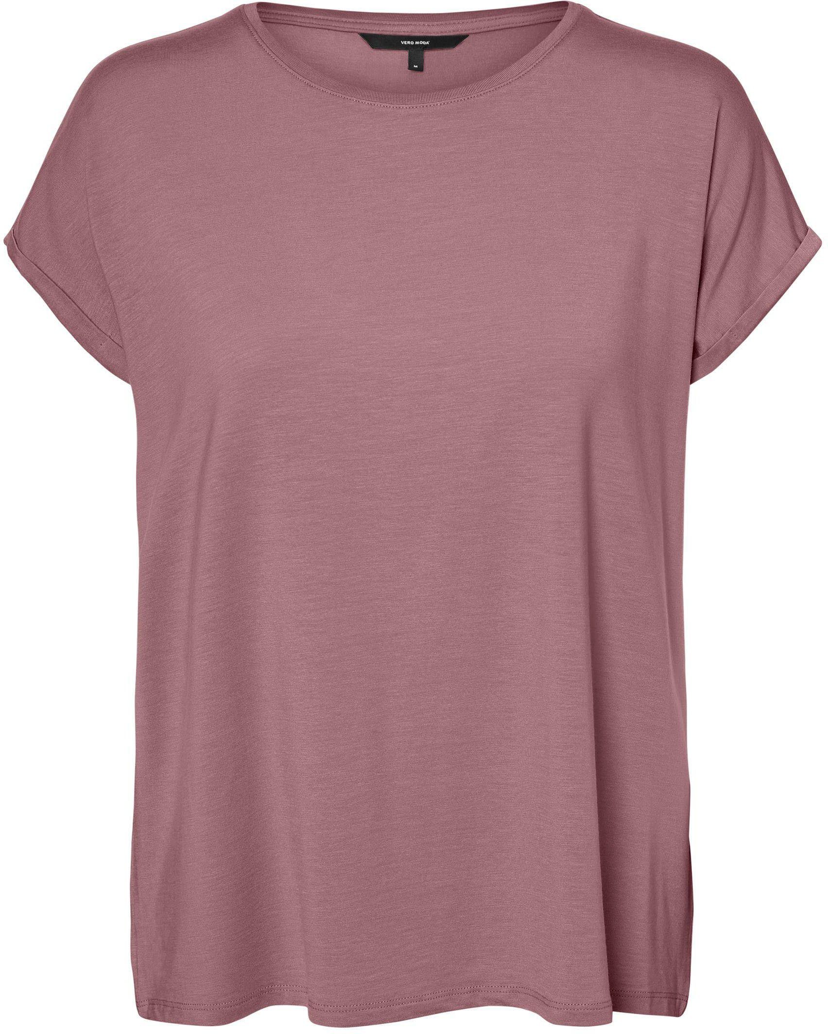 TOP NOOS SS Rose GAJRS Nostalgia VMAVA Vero Moda PLAIN Rundhalsshirt