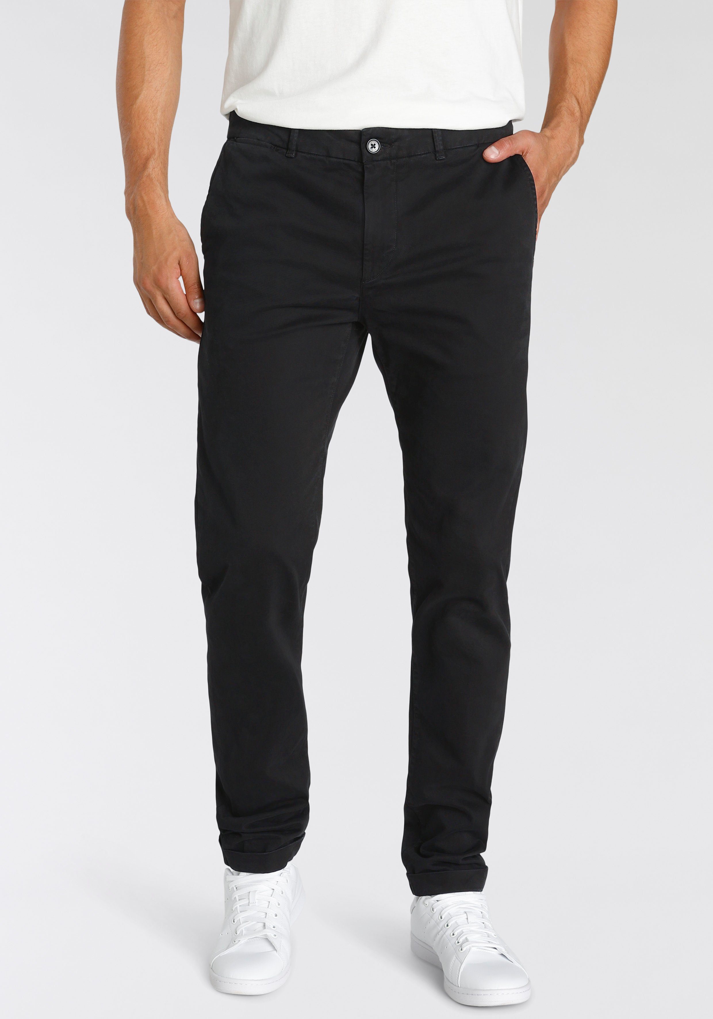 black Slim-fit-Jeans Replay