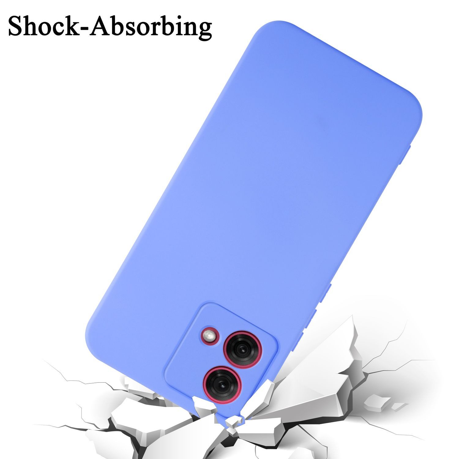 Cadorabo Handyhülle für Motorola Moto G84 Hülle Motorola Moto G84, Flexible Hülle TPU Silikon Schutzhülle Back Cover Case