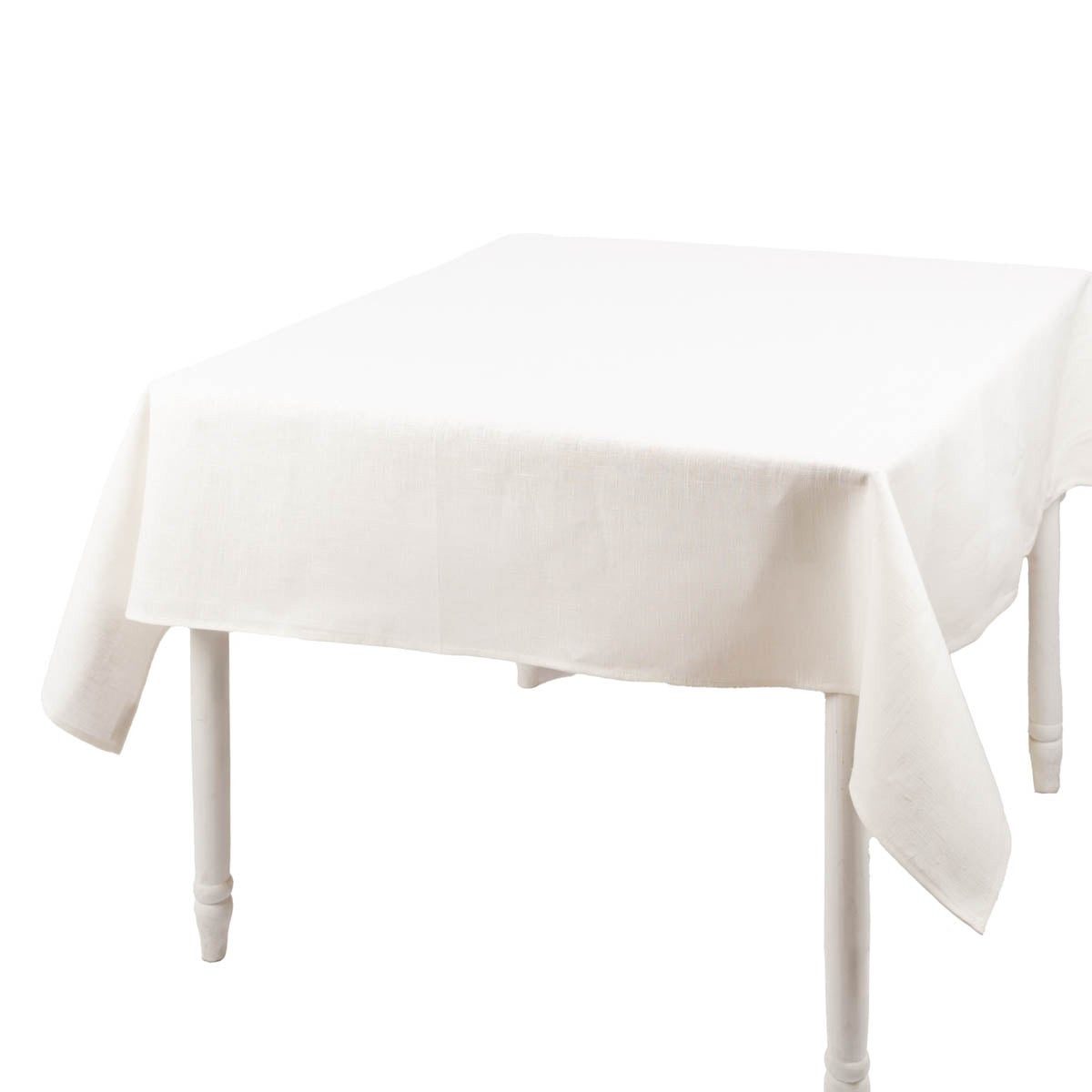 KARDELEN Tischdecke Leinentischdecke Tischdecke Erik 150x300cm off-white