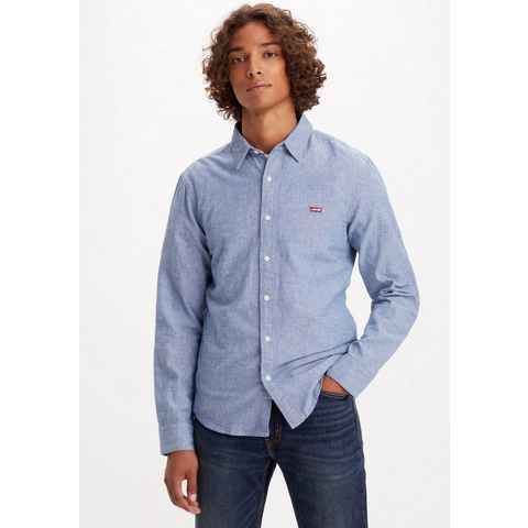 Levi's® Jeanshemd BATTERY HM SHIRT SLIM mit Logobadge