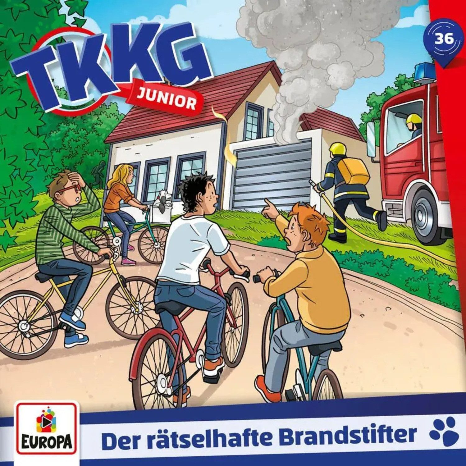 United Soft Media Hörspiel TKKG Junior 36: Der rätselhafte Brandstifter