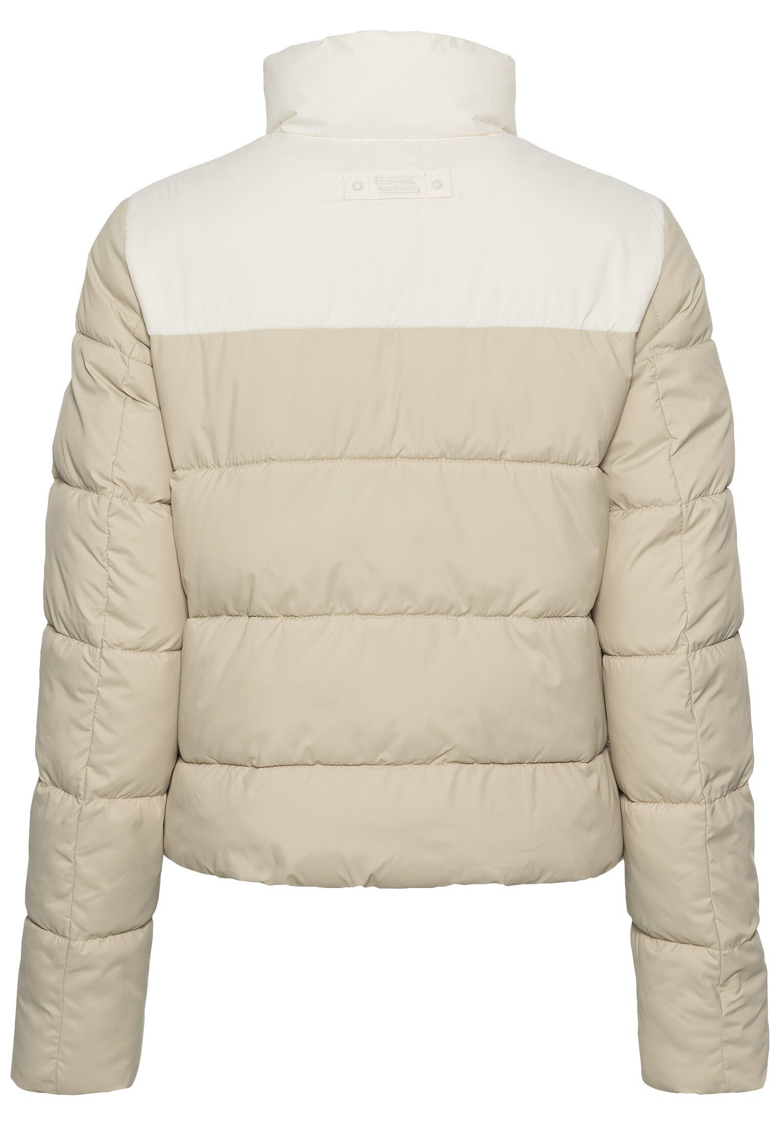 camel active Blouson Kurze Pufferjacke aus recyceltem Polyester günstig online kaufen