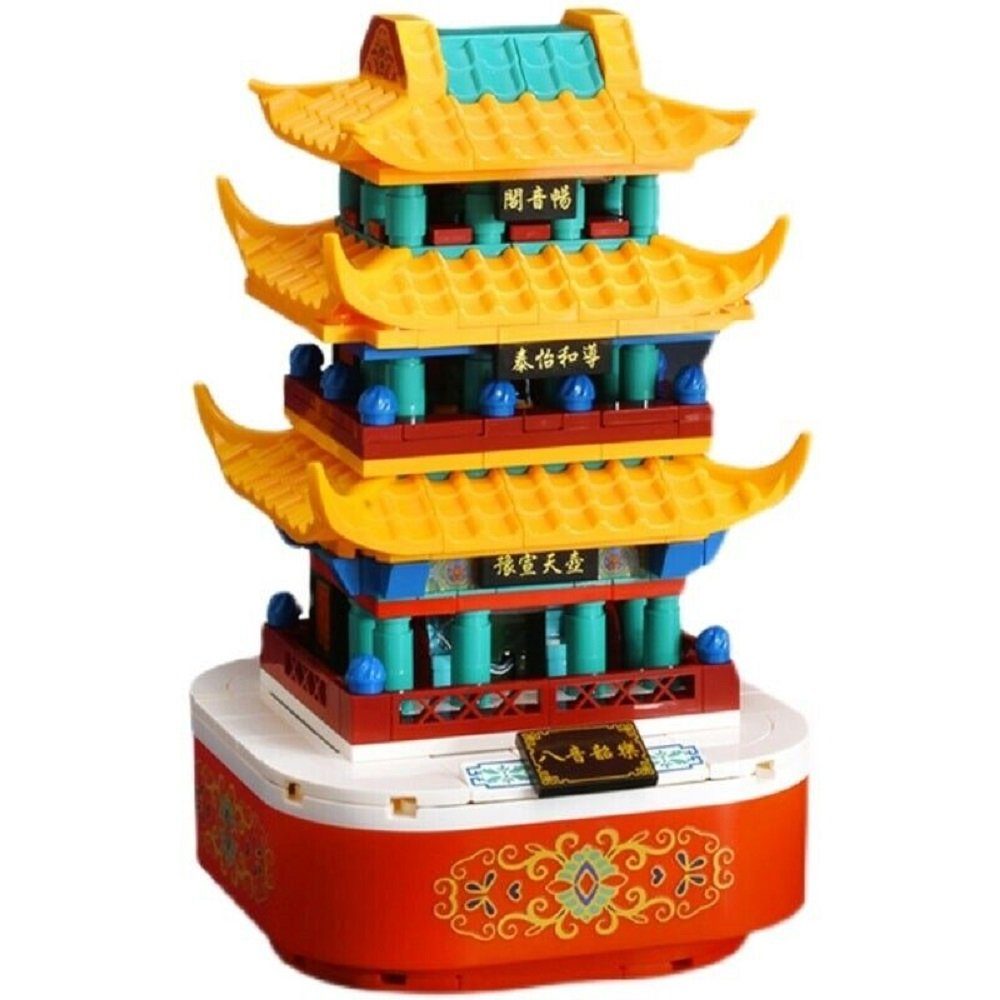 sembo Sembo 608005 Palast Lautsprecher beleuchtet aus Klemmbausteinen Konstruktions-Spielset, (Set, 434 St., Set)