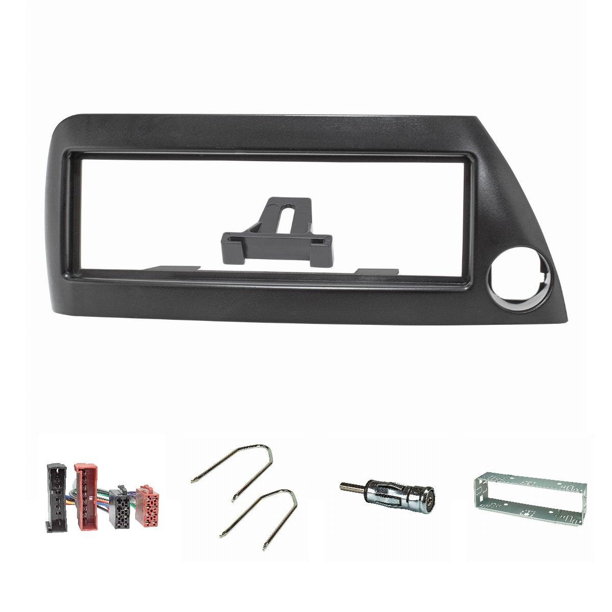 Radioblende Set passt für Ford KA RBT Bj.1996-2008 schwarz mit Radioad Autoradio