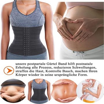 Houhence Bauchweggürtel Corsage, Damen Taillenformer Formend Korsett Bauchweg Body Shaper Bauchstraffung und Po-Lifting,Gewichtsverlust und Körperformung