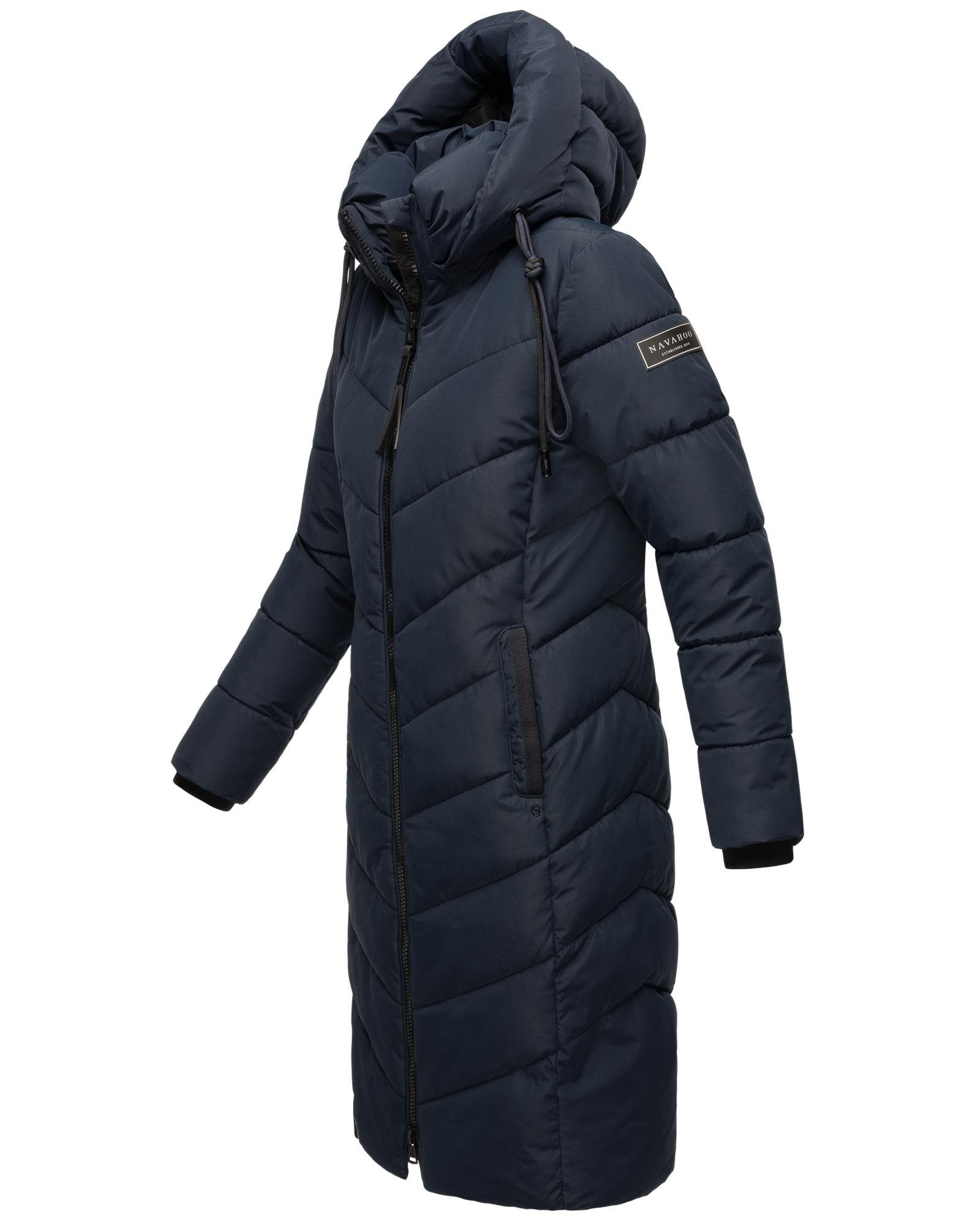 Navahoo Steppmantel Sahnekatzii XIV Schicker Wintermantel mit kuschlig warm wattiertem Kragen