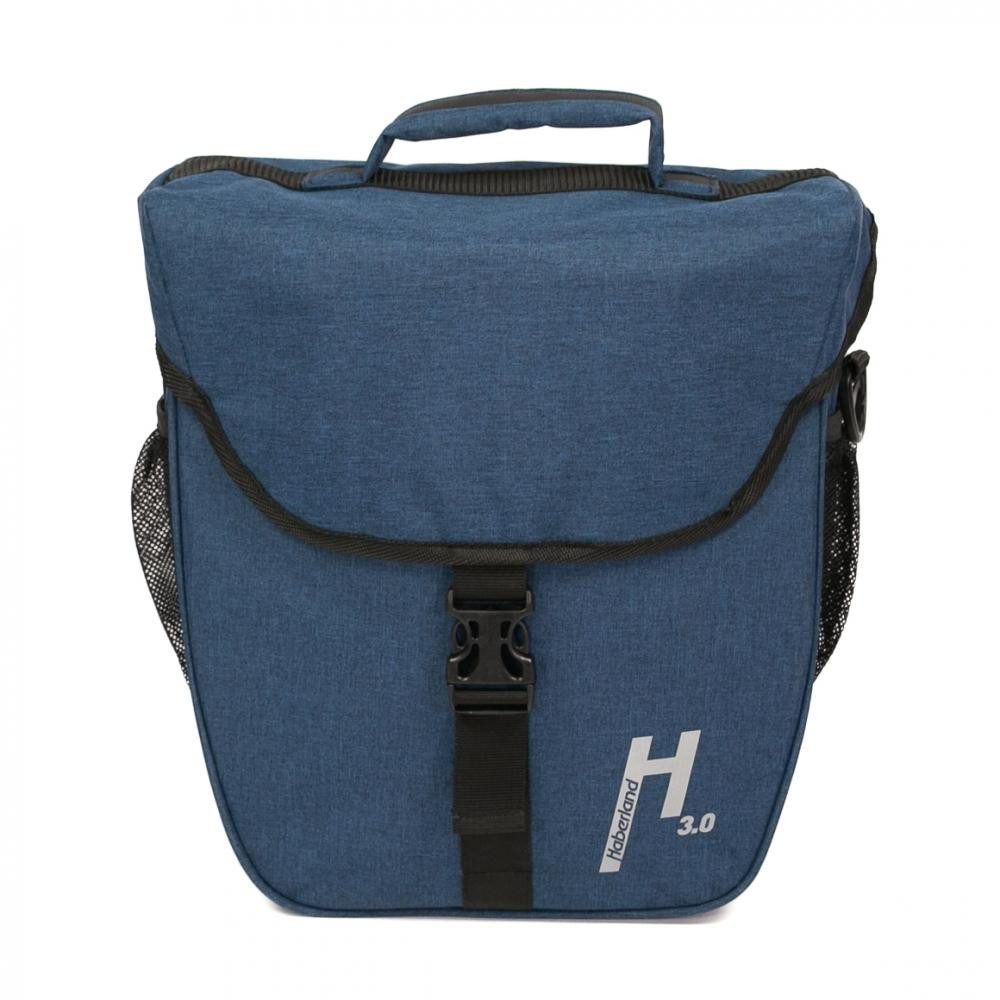 Haberland Fahrradtasche Haberland Einzeltasche 14l Basic 3.0 blau - praktische Fahrradtasche m
