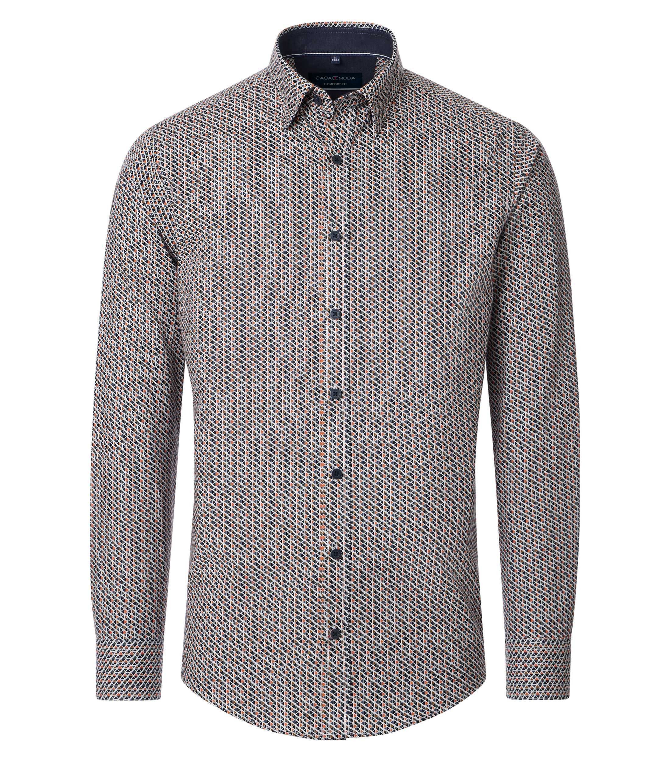 CASAMODA Langarmhemd CASAMODA Freizeithemd Print