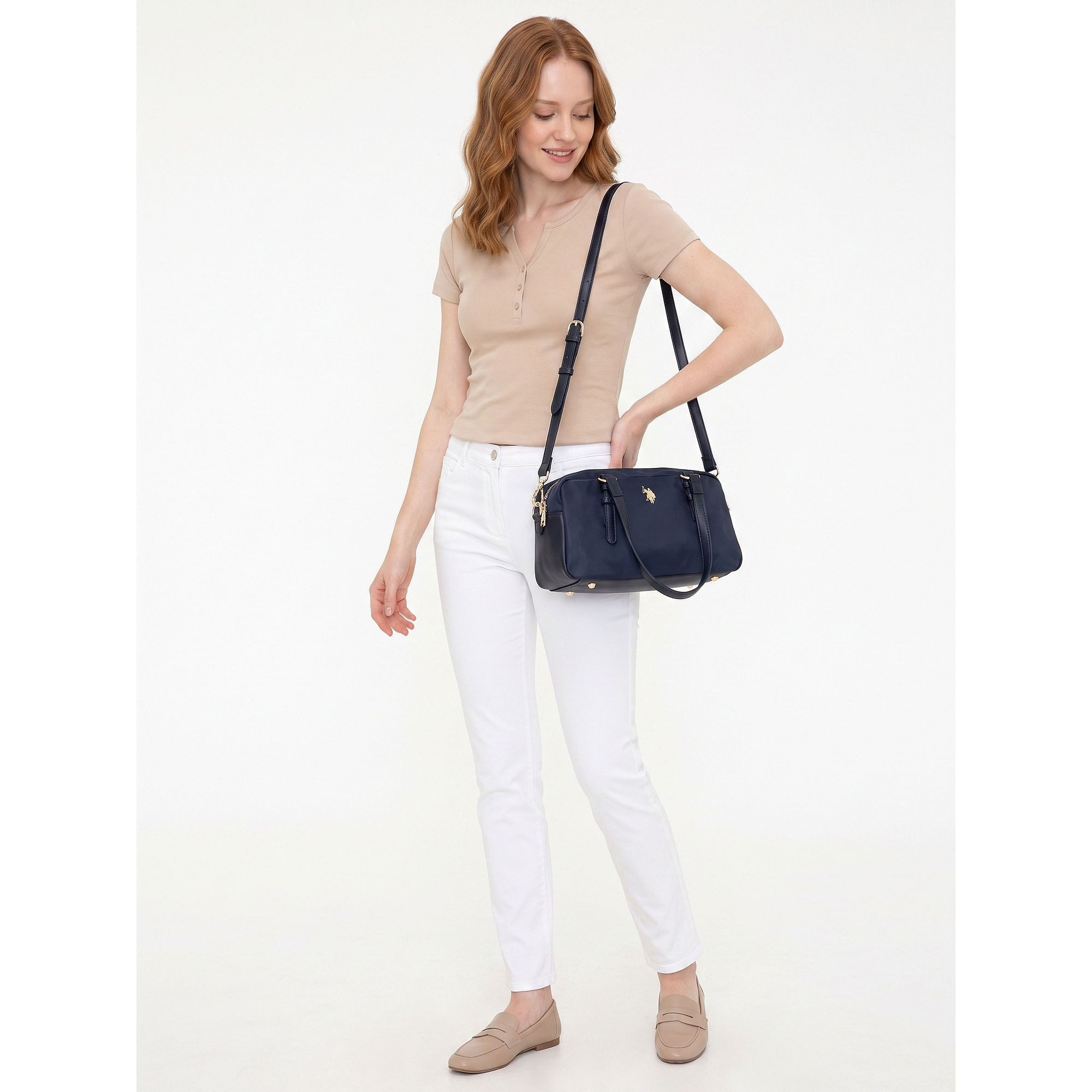 U.S. Polo Assn. Schultertasche Houston, Polyester