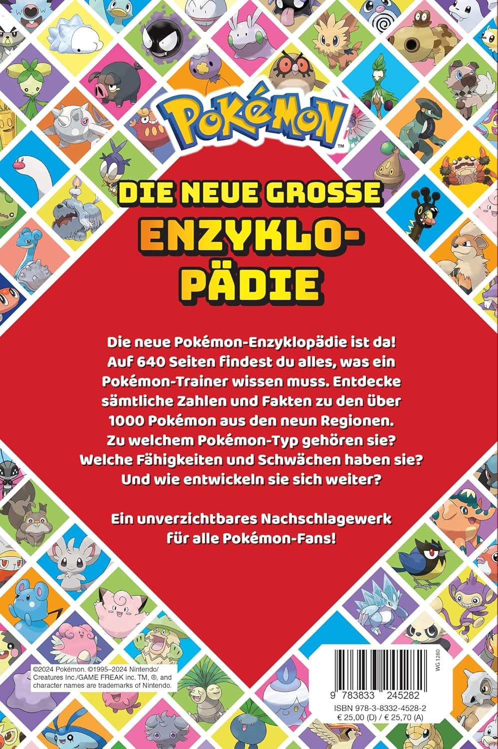 PANINI VERLAG Stickerbuch Pokémon: Die neue große Enzyklopädie: Entdecke über 1.000 Pokémon!