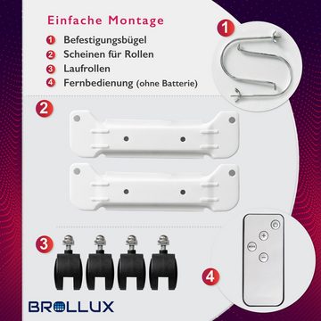 BROLLUX Heizgerät Ölheizung, 2500 W, 2500W Elektroheizung Ölradiator 11 Lamellen Thermostat Ölheizer