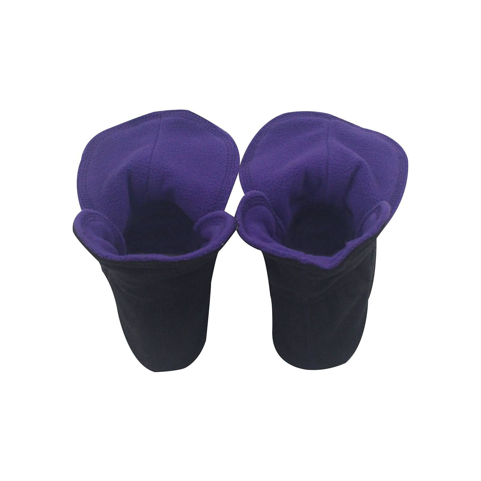 RAIKOU Hausstiefel Hüttenschuhe Stoppersocken für Damen Herren und Kinder  Hausschuh (aus Miro Fleece Super Flauschige) mit ABS und Rutschfester Sohle