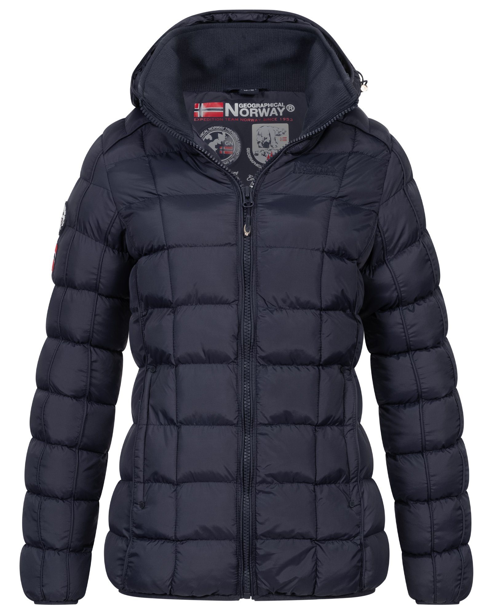 Geographical Norway Steppjacke Damen Steppjacke Parka Winterjacke Warm Gest günstig online kaufen