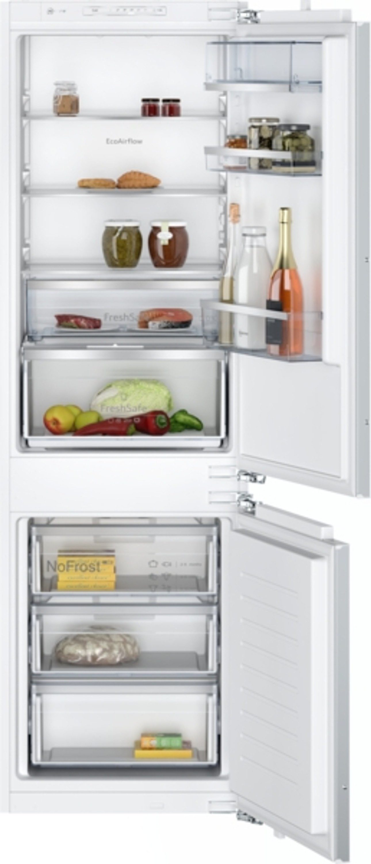 NEFF Einbaukühlgefrierkombination N 50 KI7862FE0, 177 cm hoch, 54 cm breit