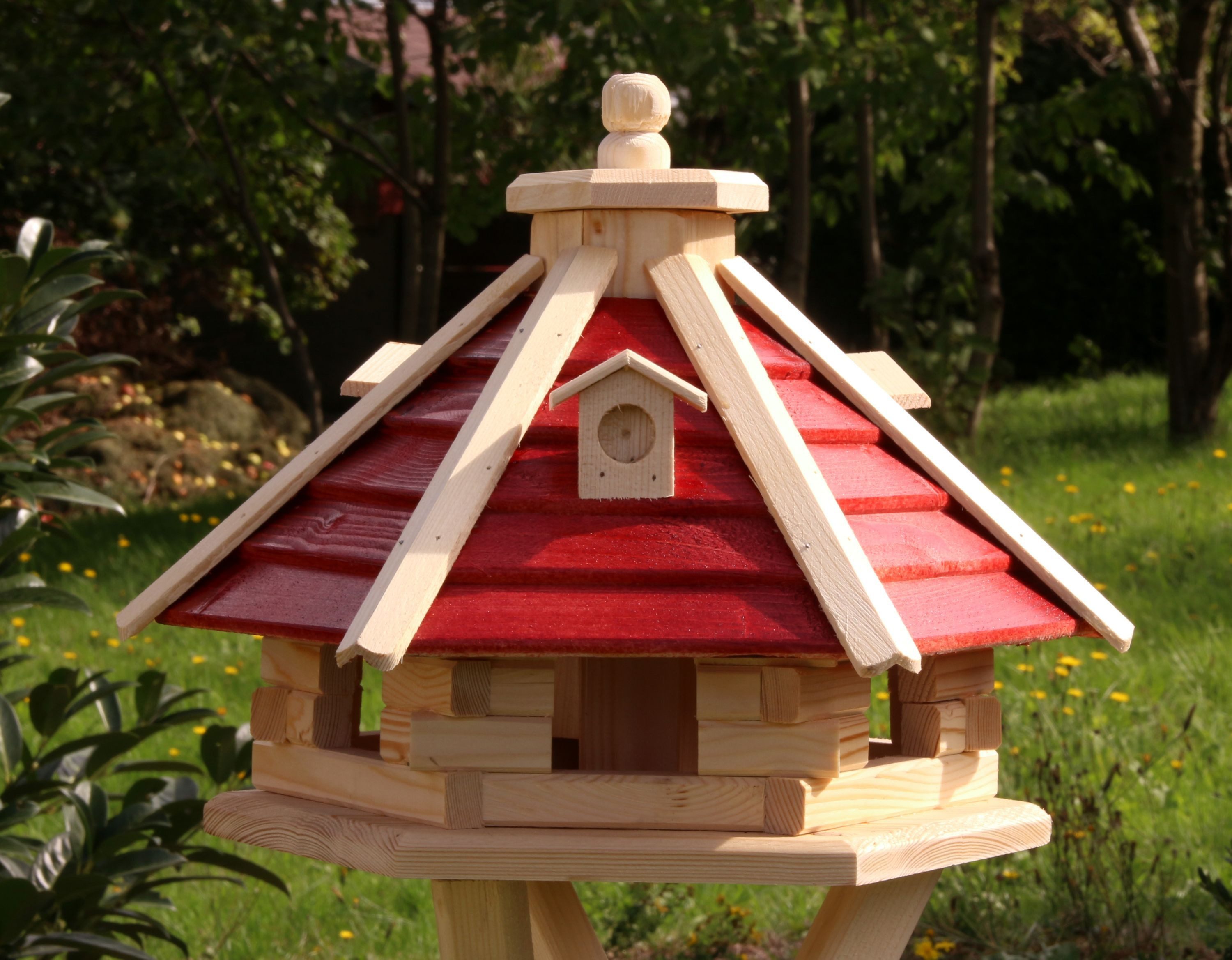 Vogelhaus Holzvogelhaus 48 x 33 cm wahlweise mit Solar Typ 21