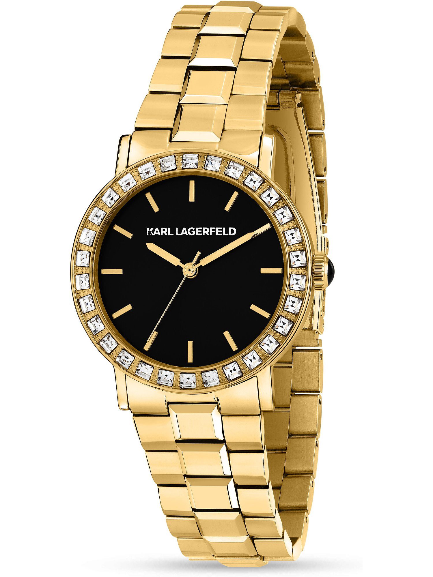 KARL LAGERFELD Quarzuhr Karl Lagerfeld Damen-Uhren Analog Quarz