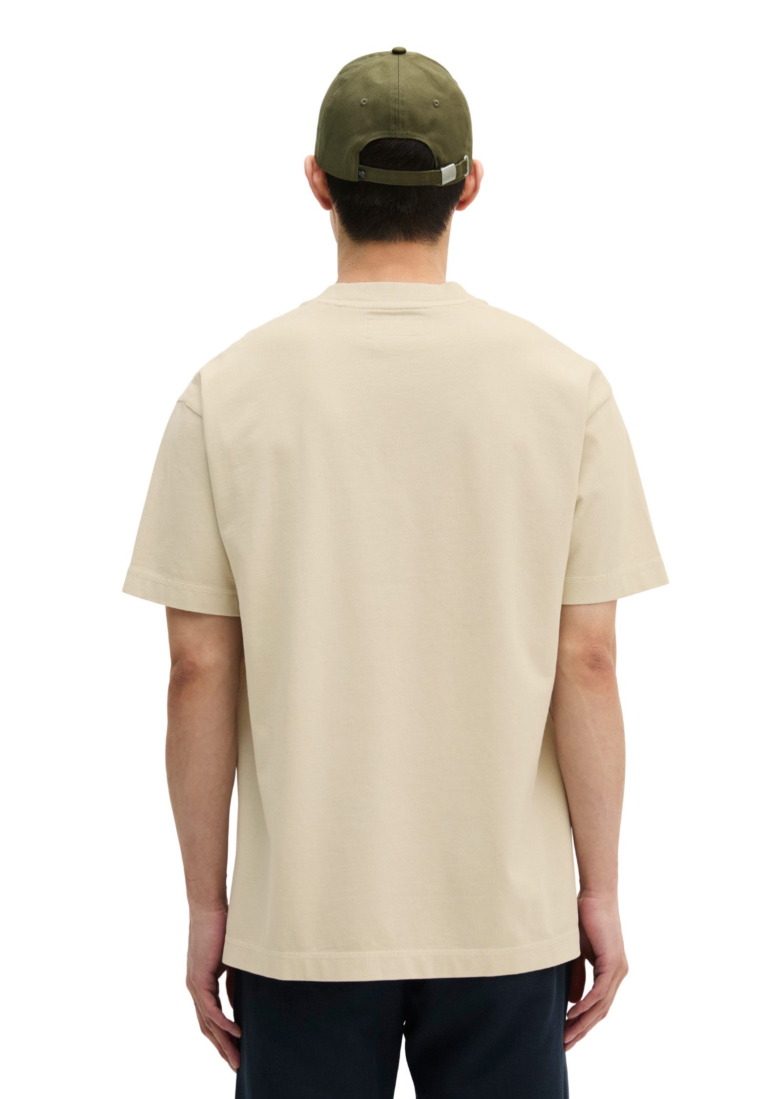 Marc O'Polo T-Shirt aus schwerem Bio-Baumwoll-Jersey