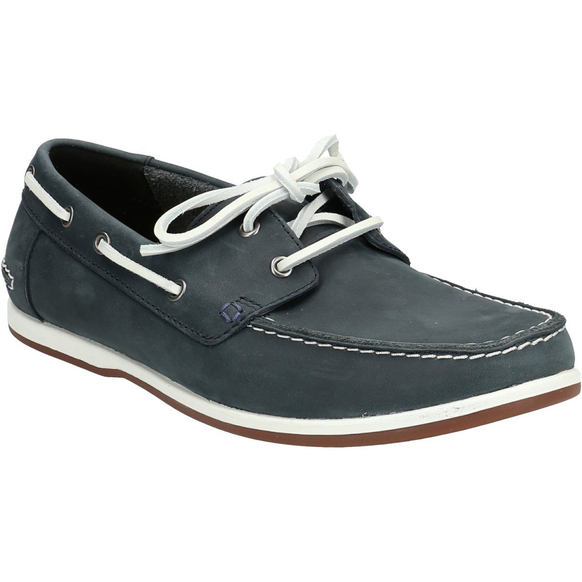 Scarpe Clarks Pickwell Sail Uomo - In Pelle, Suola In Gomma, Stile Casual Classico