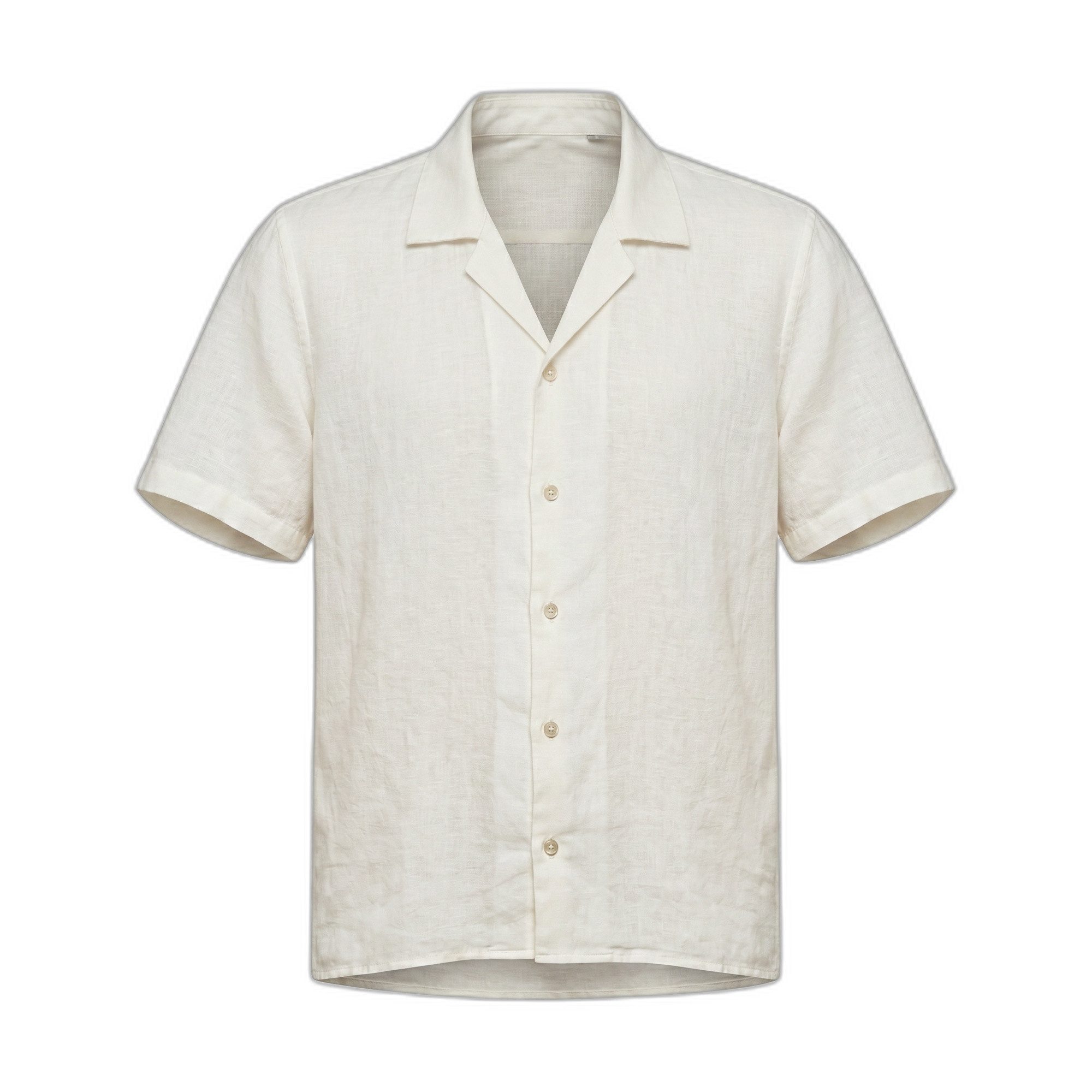 IMPURE Leinenhemd BOWLING SHIRT S/S COMF. LINEN - sommerliches Hemd - Kurzarmhemd