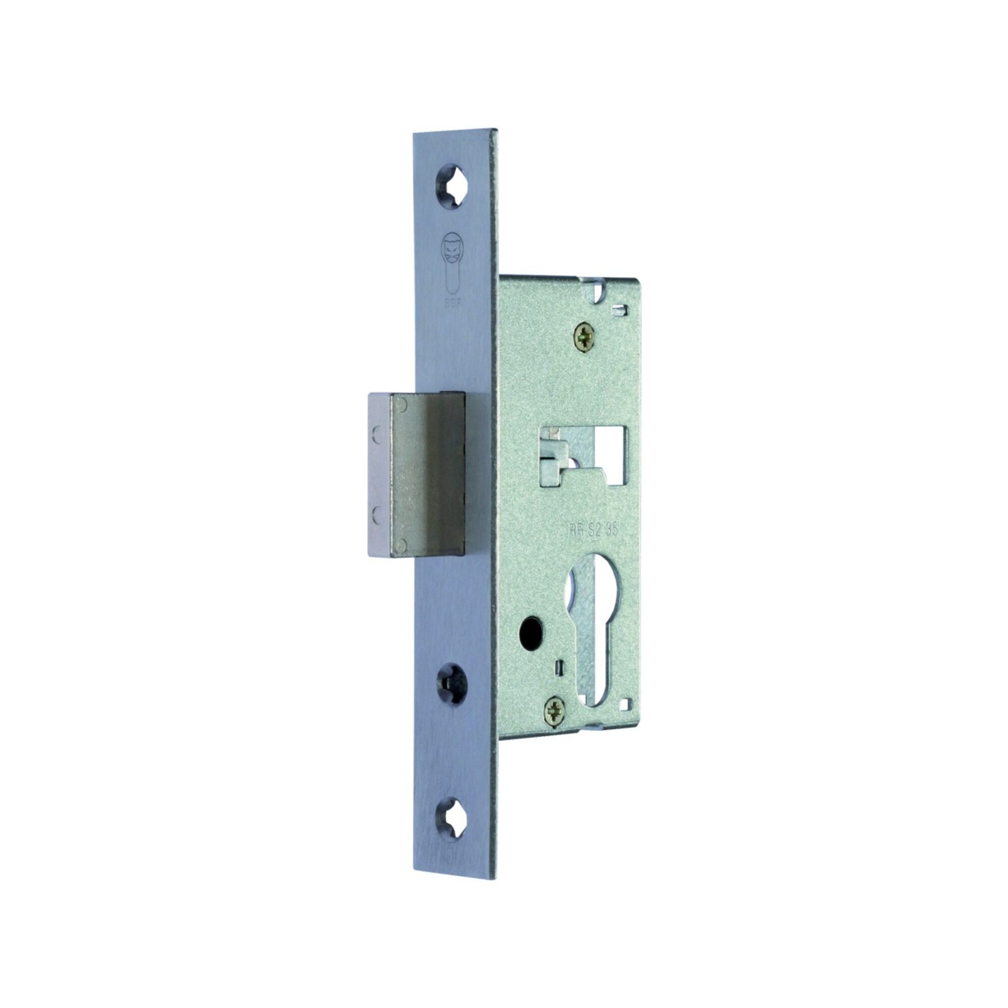 SSF Profilzylinder SSF RR-Riegel-Einsteckschloss nach DIN 18251-2 Kl. 3 RSk Dorn 25 mm St
