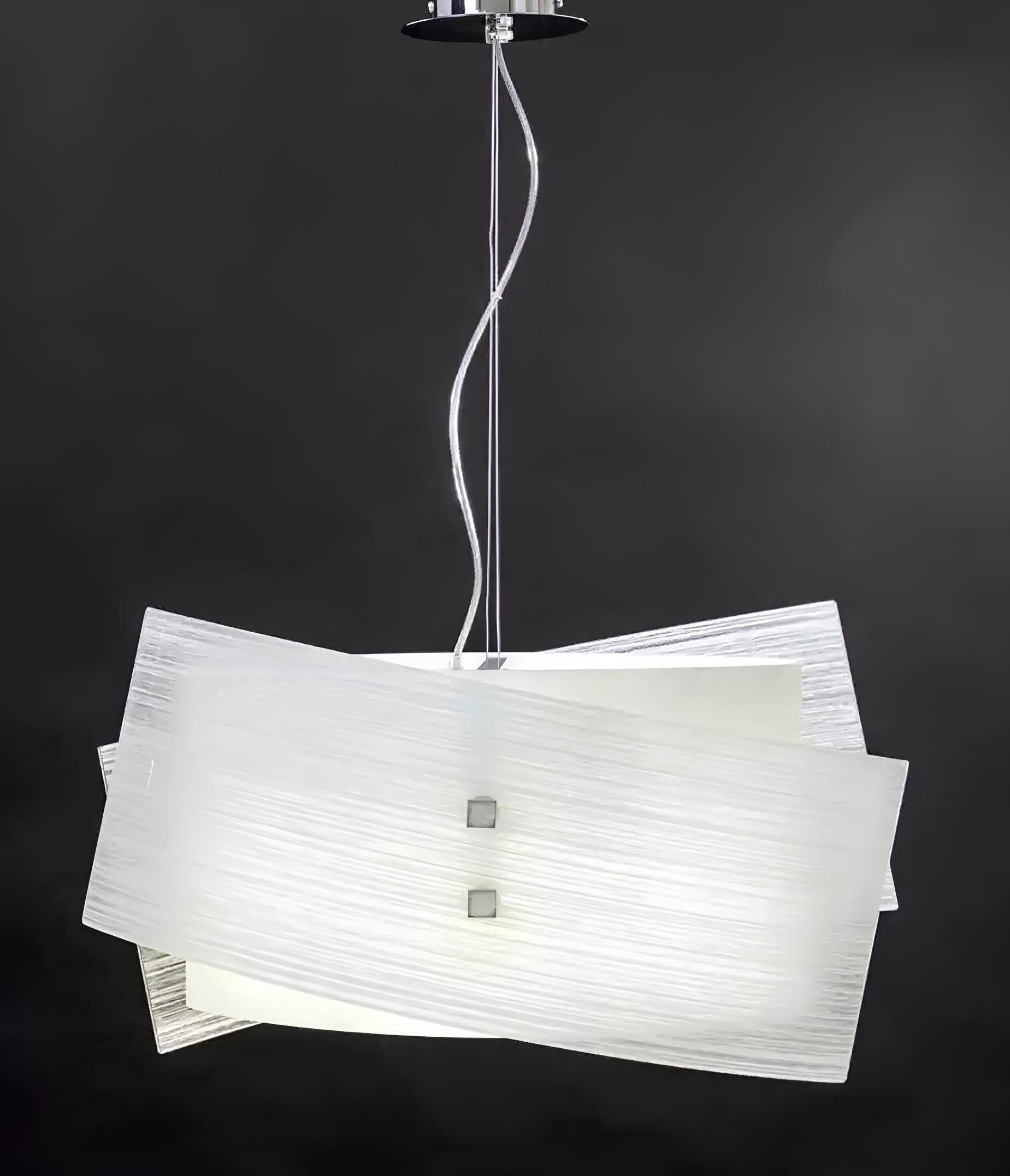 Xlmoebel Hängeleuchte Moderne weiße Pendelleuchte mit elegantem Design, Hergestellt in Europa