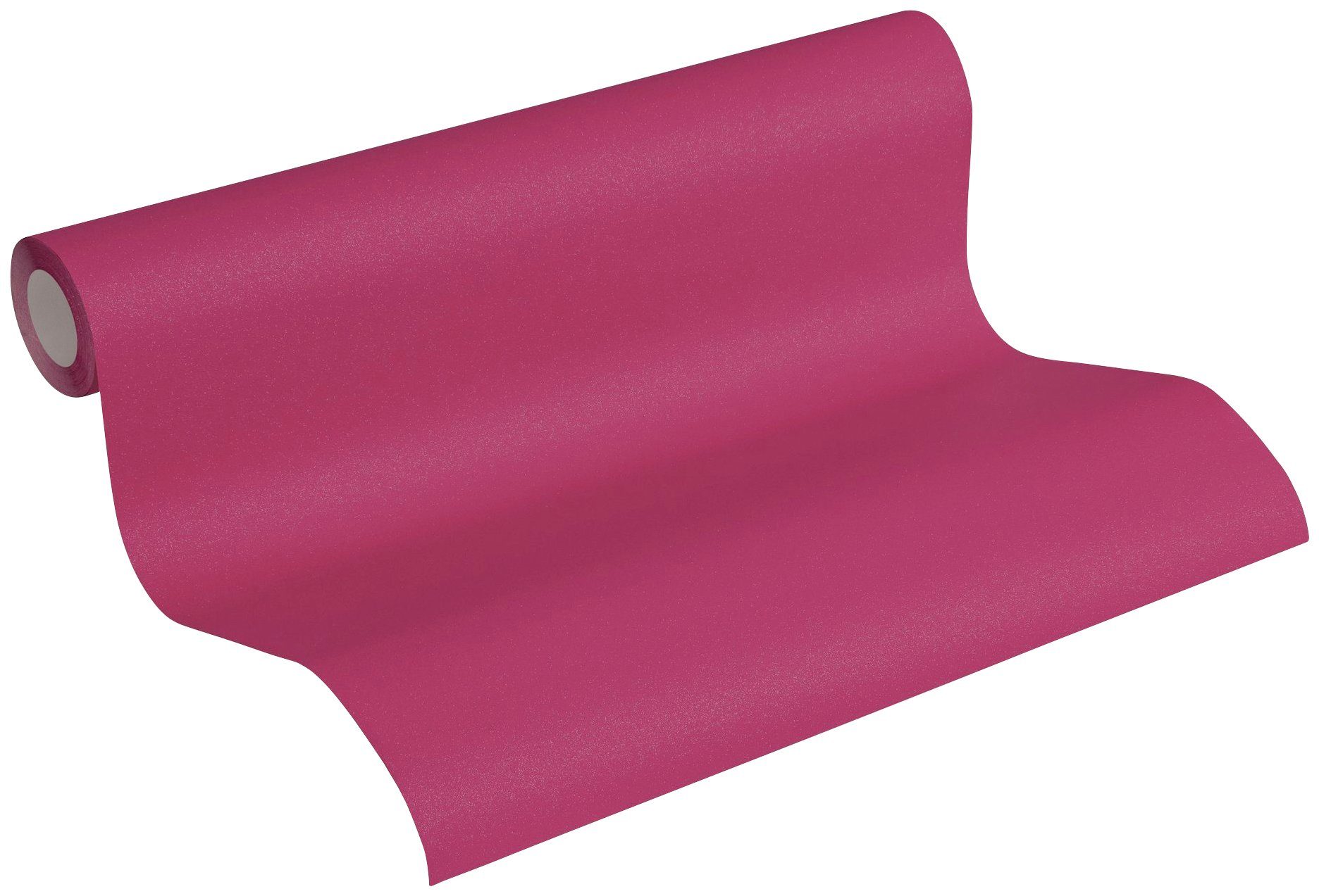 Tapete A.S. Vliestapete rosa/violett Einfarbig Création Uni, uni, strukturiert, Unitapete Trendwall