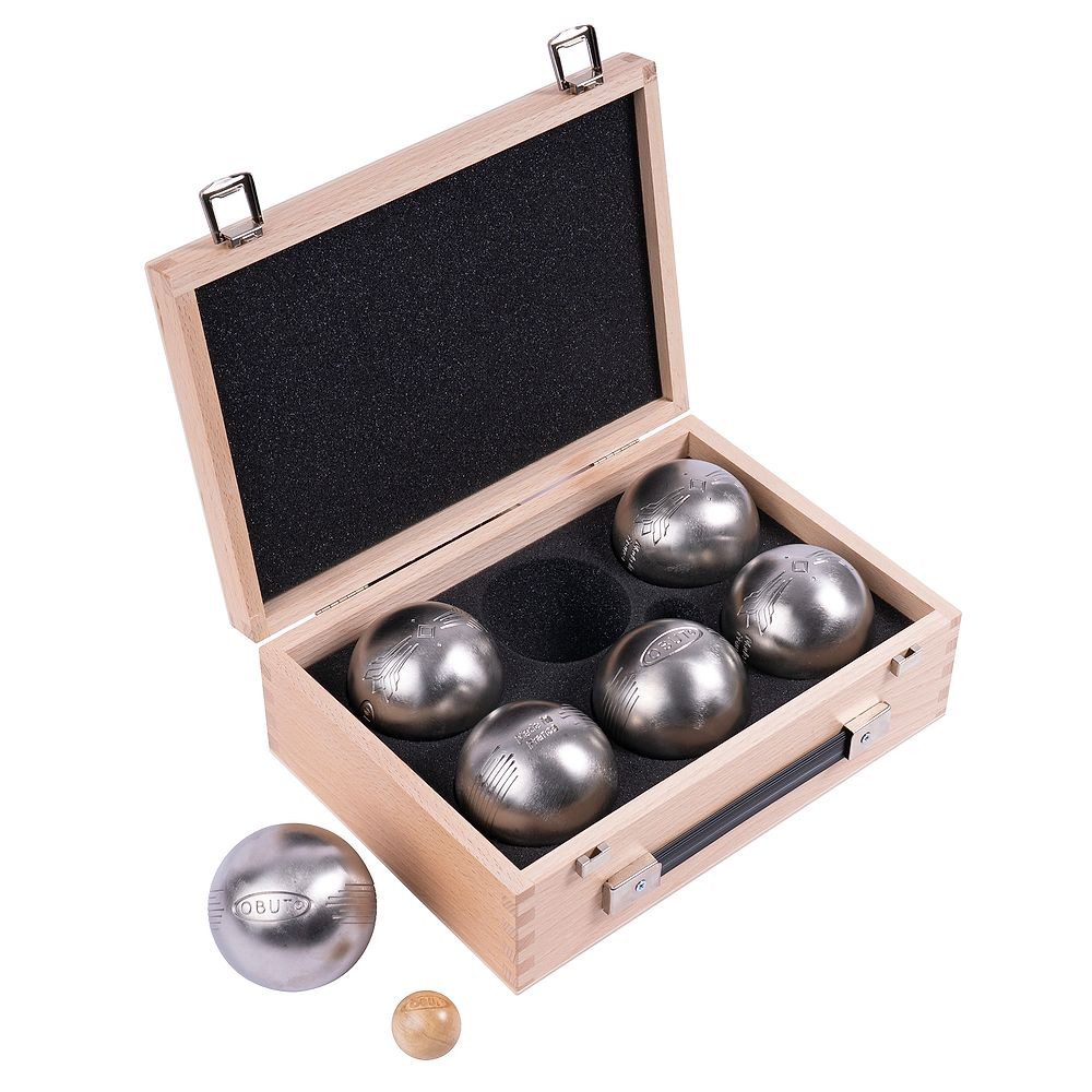 Obut Spielball Boule Pétanque, Original französische Stahlkugeln, keine Sandfüllung