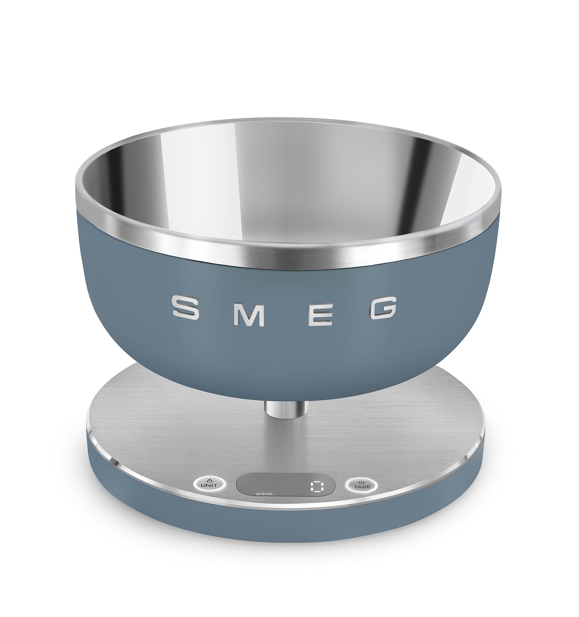 Smeg Küchenwaage SMEG Digitale Küchenwaage 5kg/1g USB-C Akku Storm Blue KSC01SBMWW