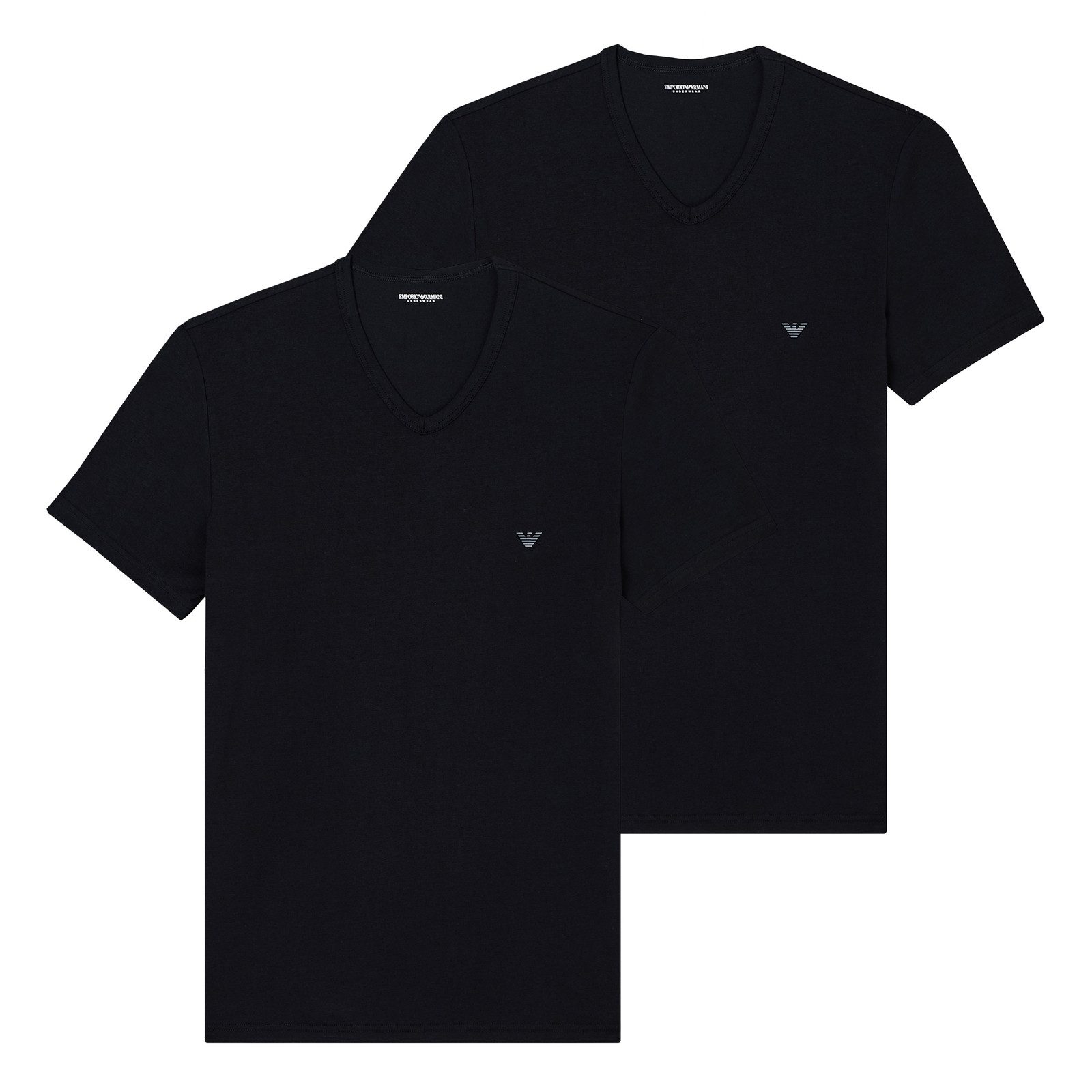 Emporio Armani Unterziehshirt 2er Pack T-Shirt (2-St., 2 Stück) mit Logo