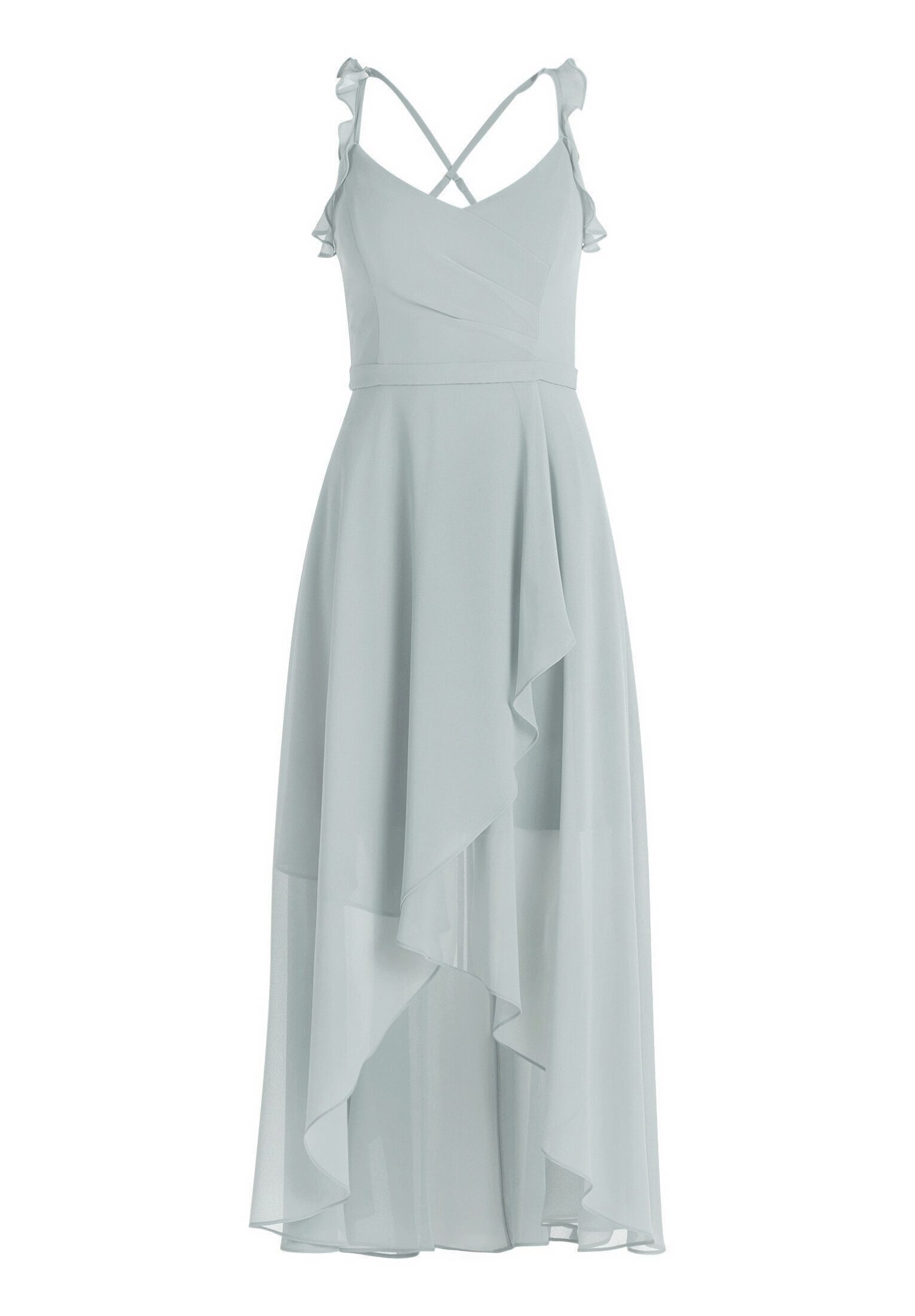 Vera Mont Abendkleid Damen mit Volant Wickel-Design