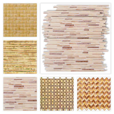 Regul Wanddekoobjekt 58599 (Dekorplatten aus PVC - Dekorative Wandpaneele mit 3D Look als Wandverkleidung - Holz Optik (20 Paneele) Wandelement holzoptik Wood Wall Panel)