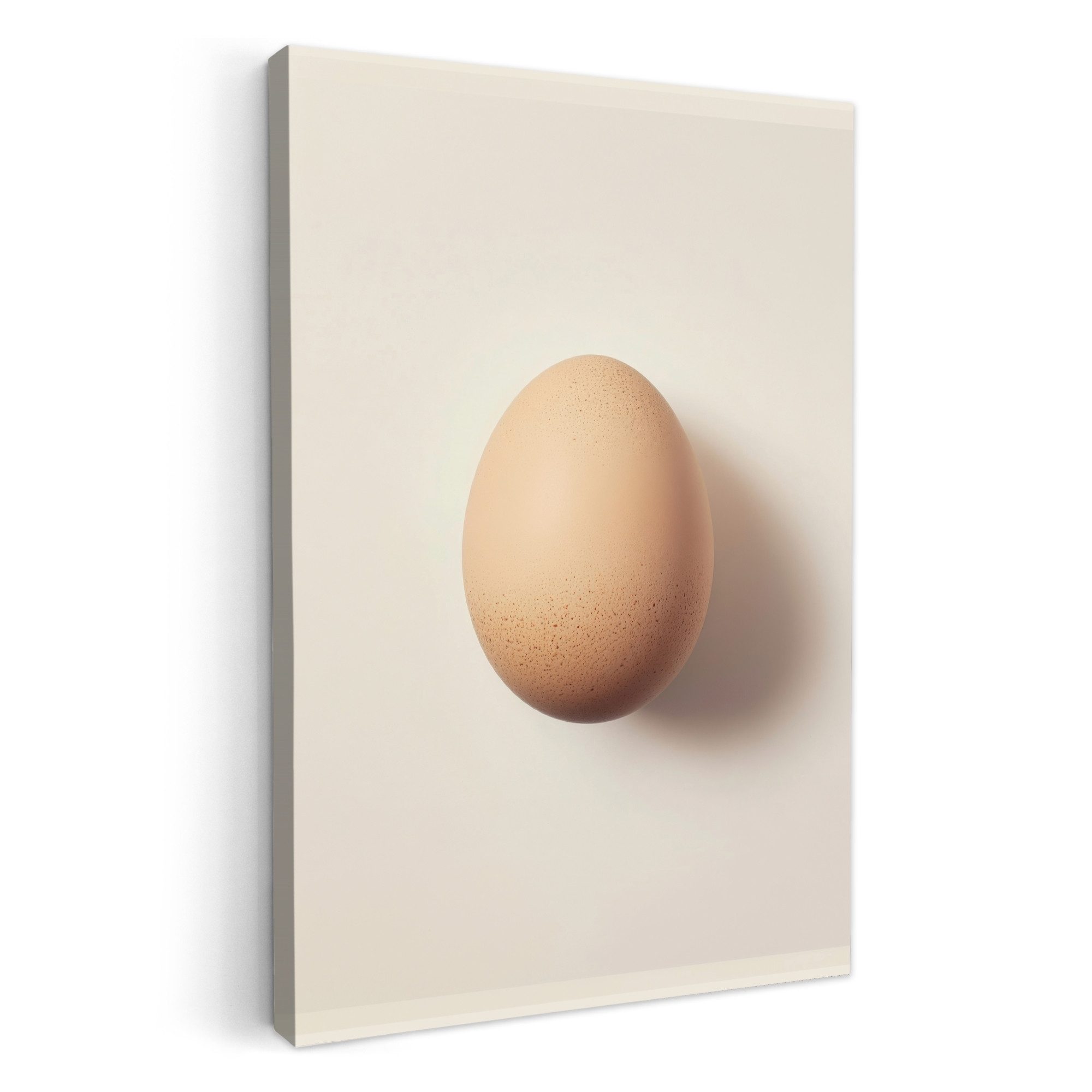 OneMillionCanvasses® Leinwandbild Ei - Beige - günstig online kaufen
