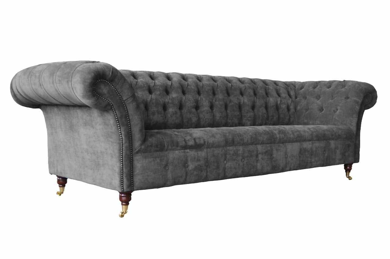 JVmoebel Chesterfield-Sofa, Chesterfield Sofa Wohnzimmer Klassisch Design Sofas Couch