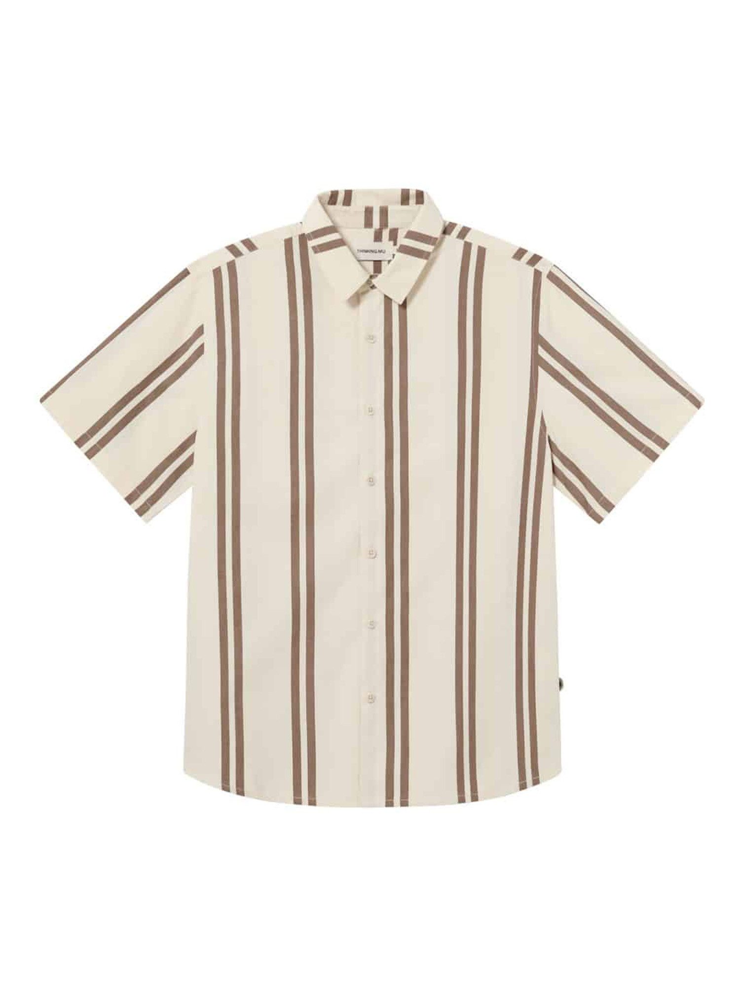 Thinking Mu Kurzarmhemd Seersucker Tom Shirt günstig online kaufen