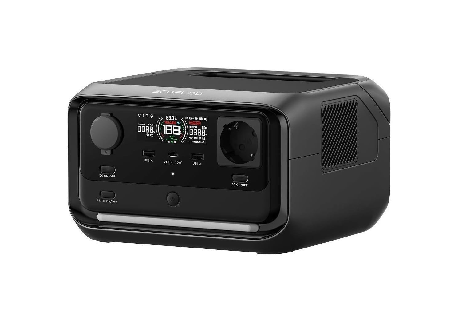 ECOFLOW RIVER 3 Plus Tragbare Powerstation, 286 Wh LFP Batterie Powerstation