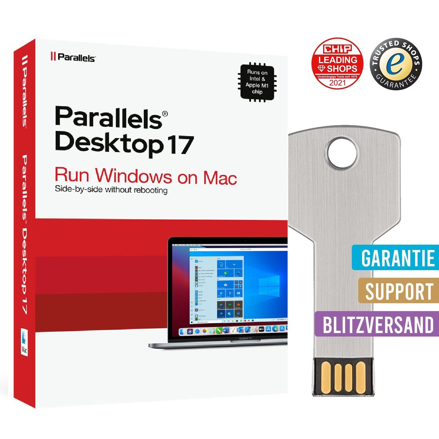 COREL Parallels Desktop 17 Standard, MAC, dauerhaft Gültig, auf USB-Stick,  kostenloser Versand online kaufen | OTTO