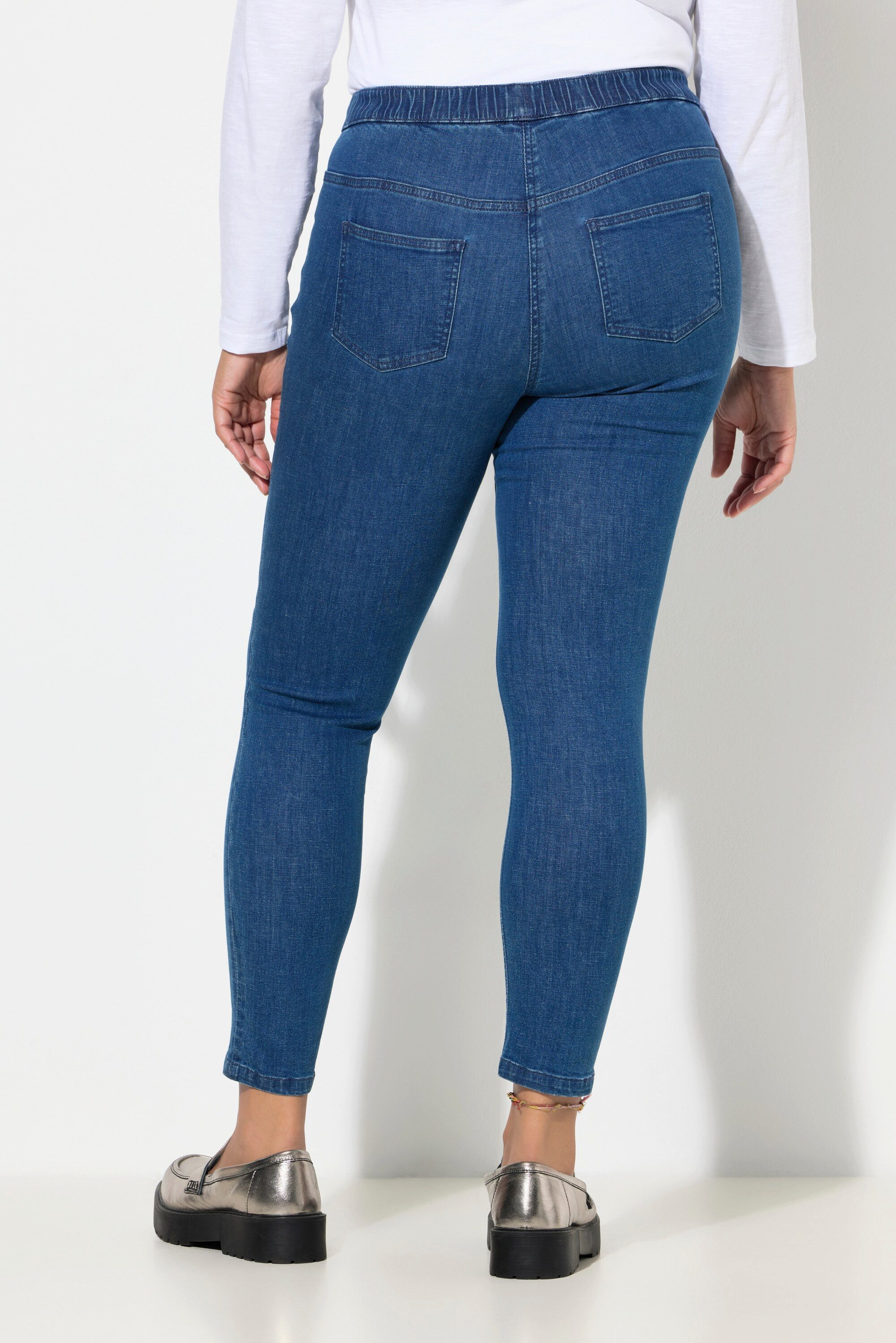 Angel of Style 5-Pocket-Jeans Jeggings Jule Slim Fit Metallic-Sterne Elastikbund
